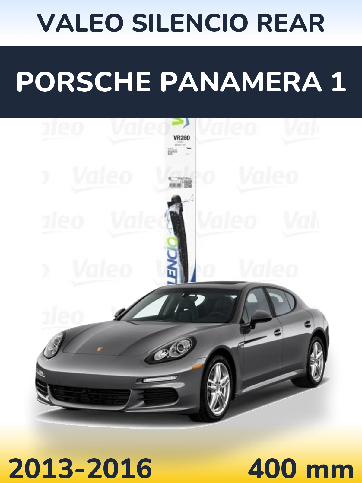 Zadní stěrač Valeo Silencio Rear 380 mm pro Porsche Panamera 1 2013-2016