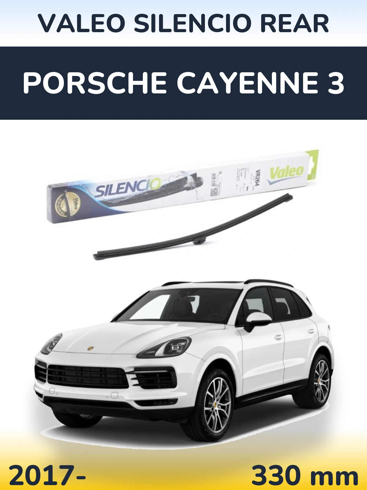 Zadní stěrač Valeo Silencio Rear 320 mm pro Porsche Cayenne 3 2017-2026
