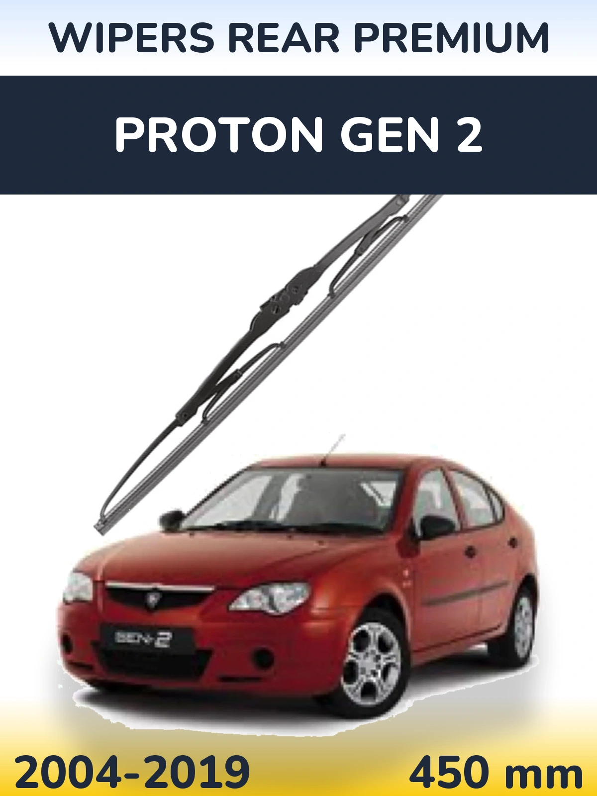 Zadní stěrač WIPERS REAR PREMIUM 450 mm pro Proton Gen 2 2004-2019