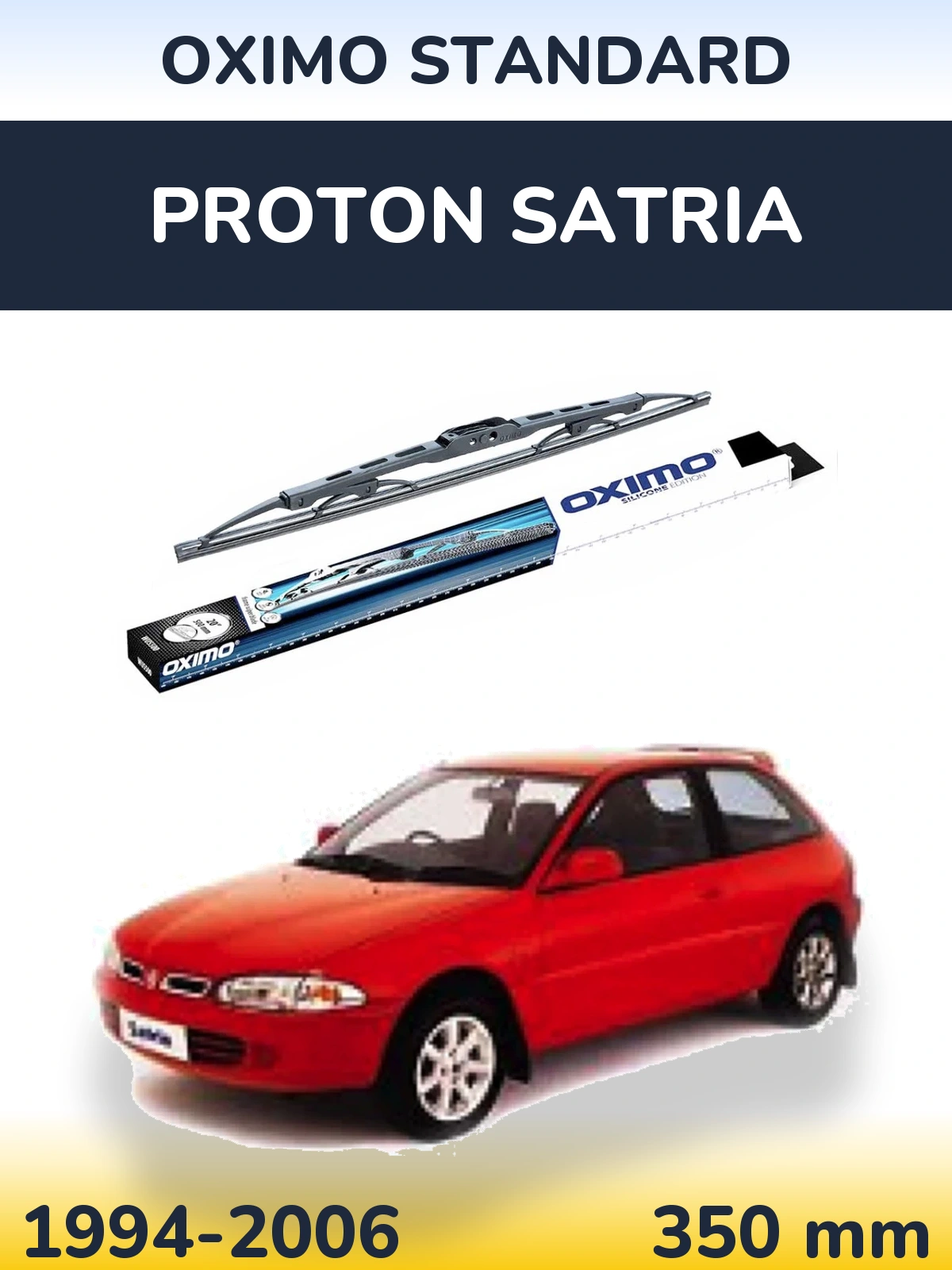 Zadní stěrač Oximo Standard 350 mm pro Proton Satria 1994-2006