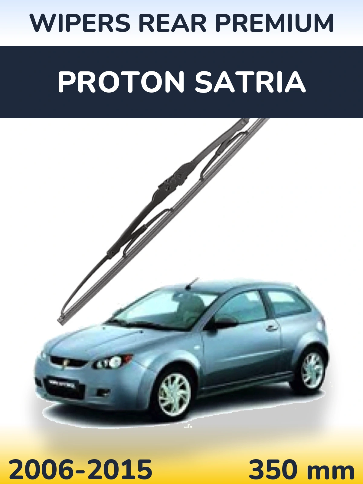Zadní stěrač WIPERS REAR PREMIUM 350 mm pro Proton Satria 2006-2015