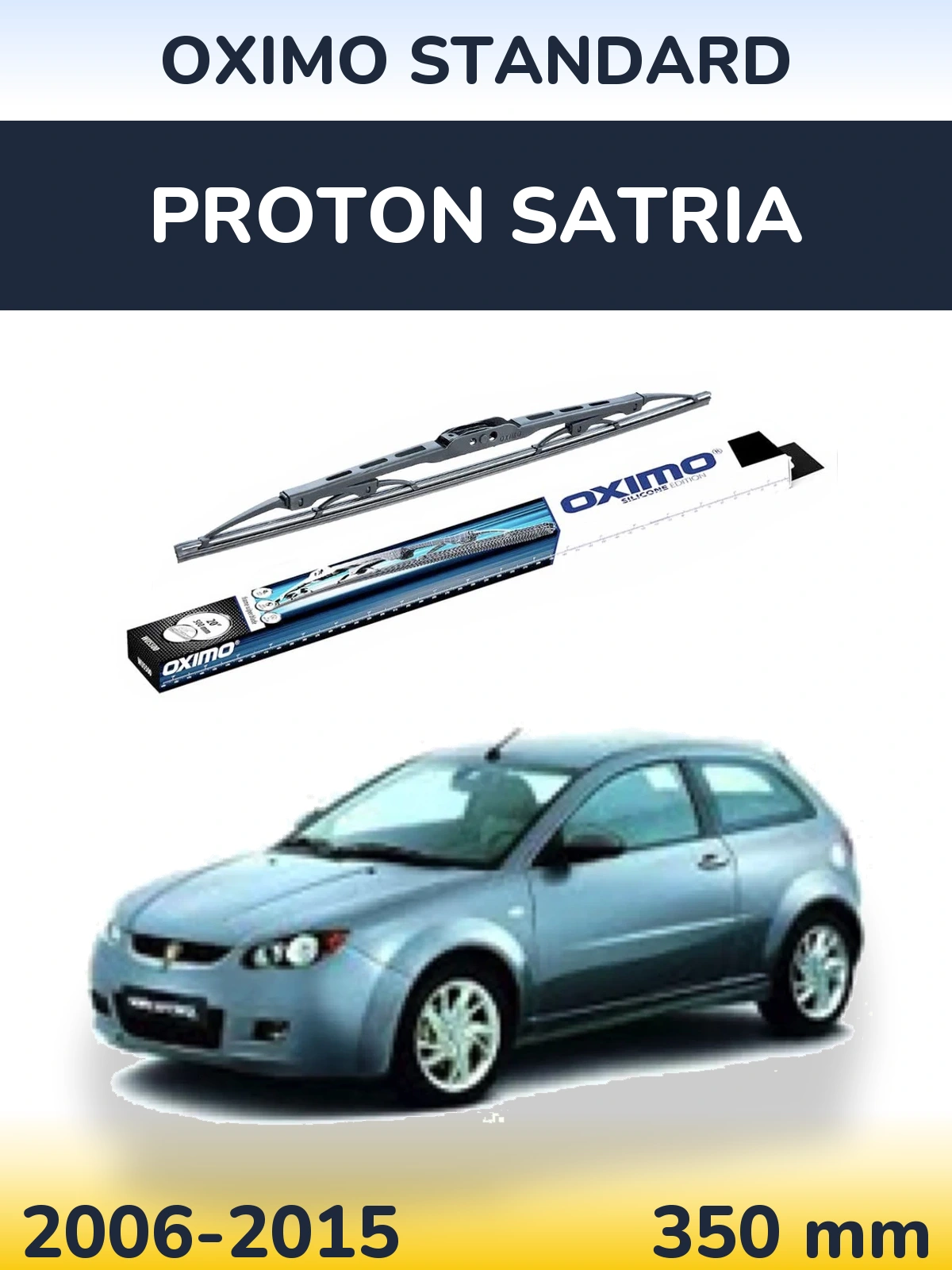 Zadní stěrač Oximo Standard 350 mm pro Proton Satria 2006-2015