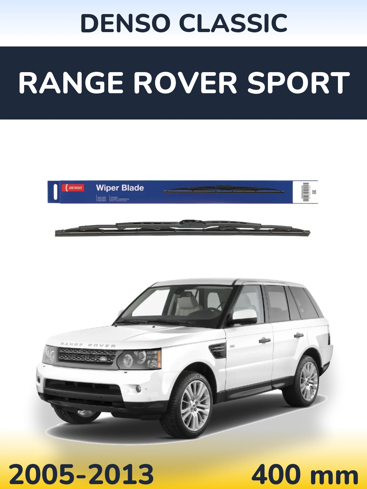 Zadní stěrač Denso Classic 400 mm pro Range Rover Sport 2005-2013