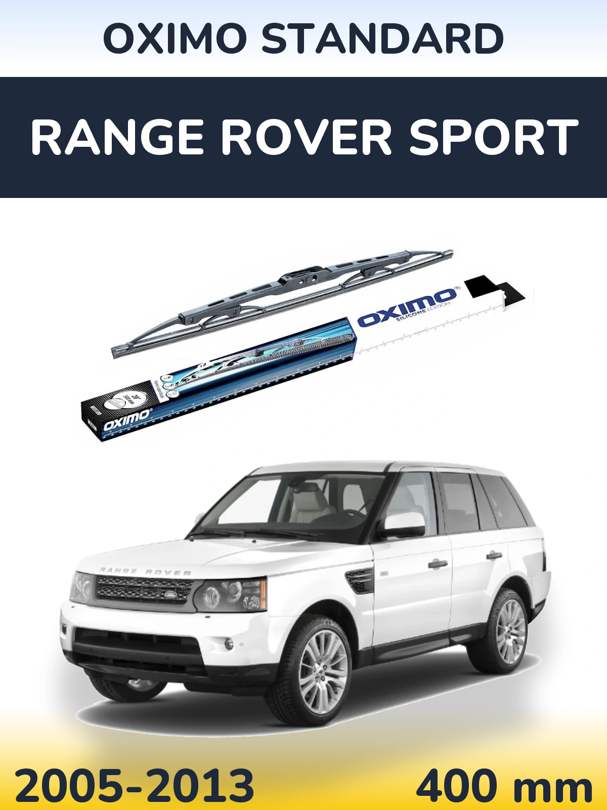 Zadní stěrač Oximo Standard 400 mm pro Range Rover Sport 2005-2013