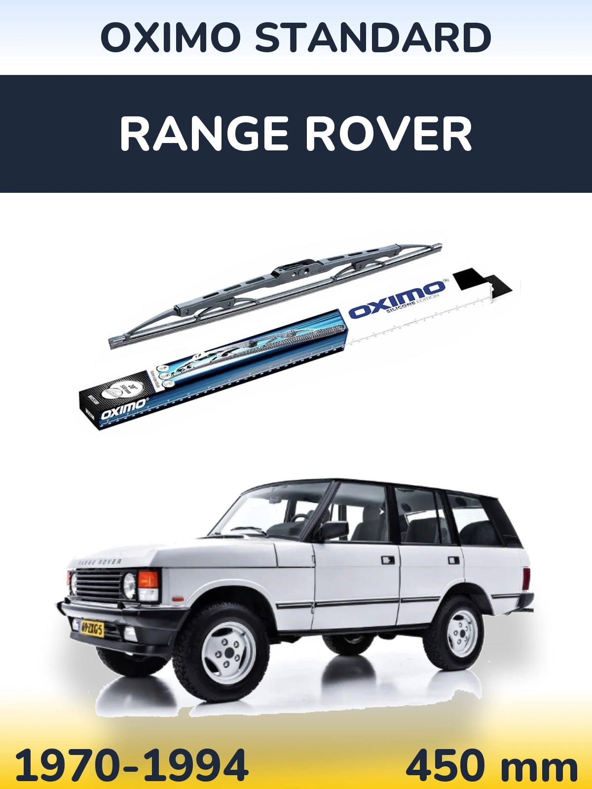 Zadní stěrač Oximo Standard 450 mm pro Range Rover  1970-1994