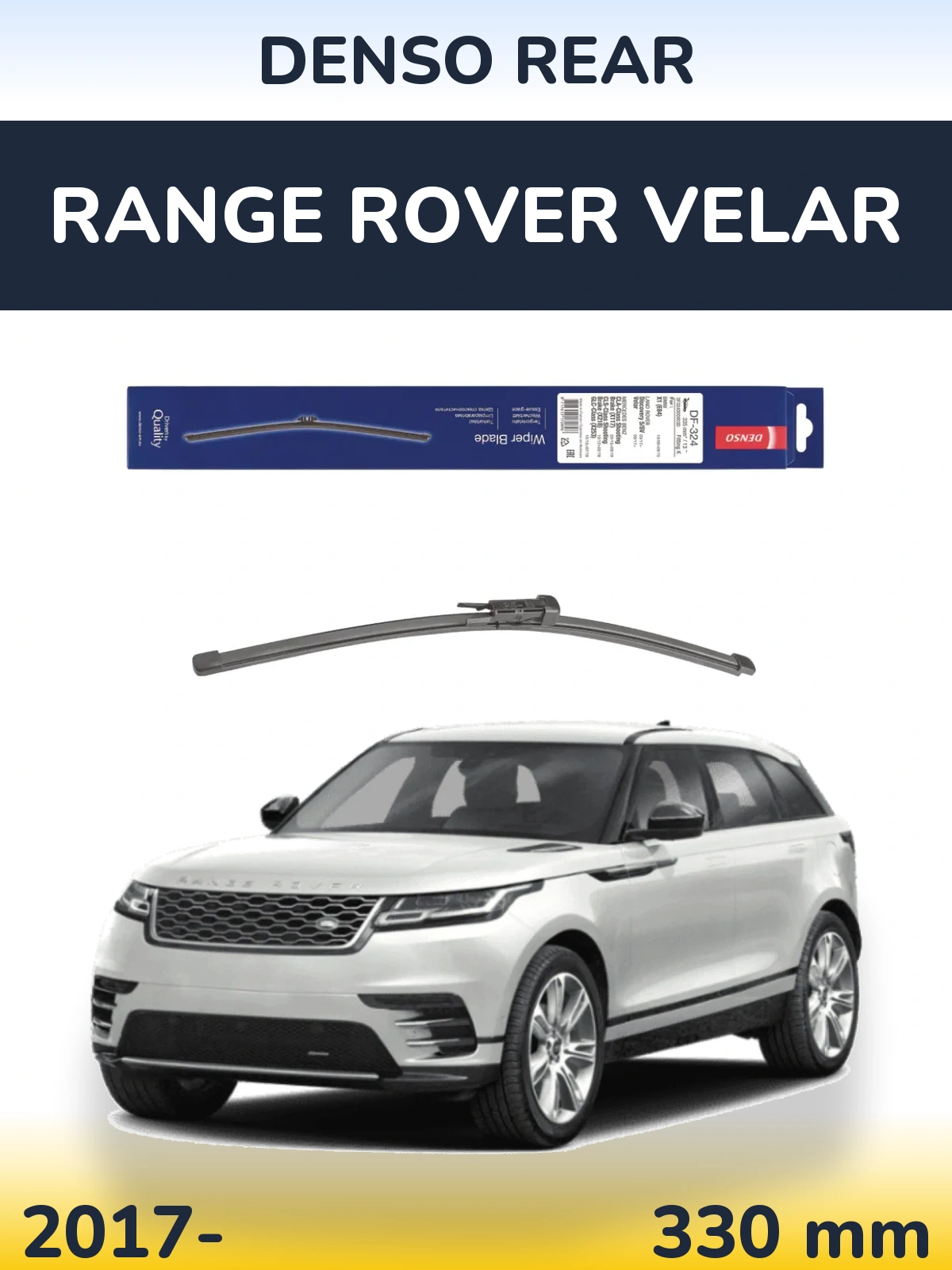 Zadní stěrač Denso Rear 335 mm pro Range Rover Velar 2017-2026