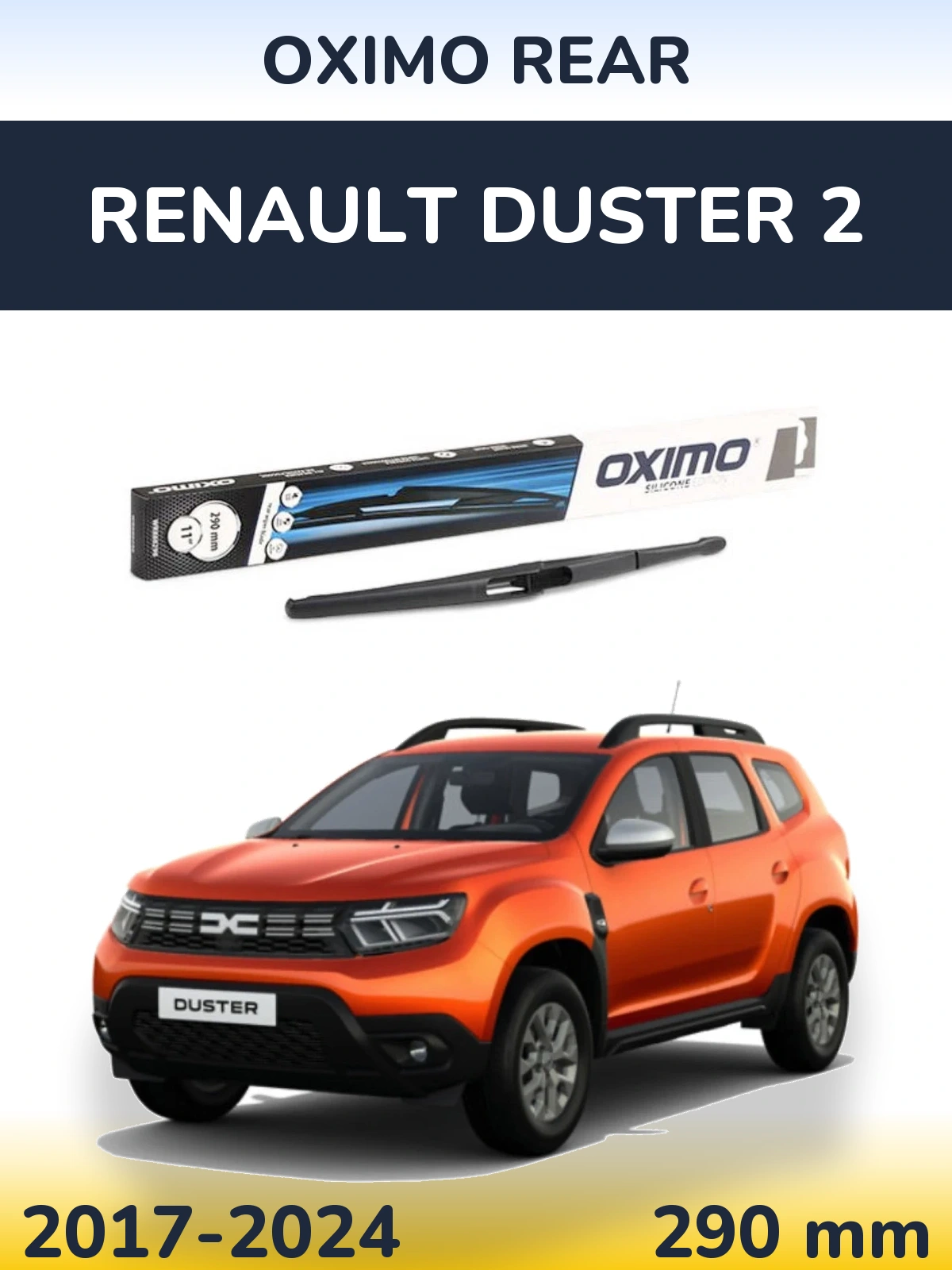 Zadní stěrač Oximo Rear 290 mm pro Renault Duster 2 2017-2024