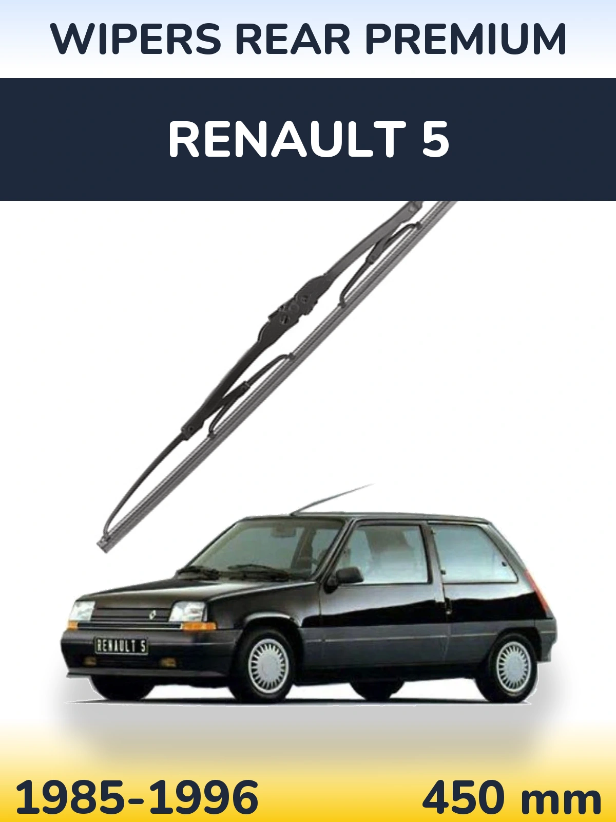 Zadní stěrač WIPERS REAR PREMIUM 450 mm pro Renault 5 1985-1996