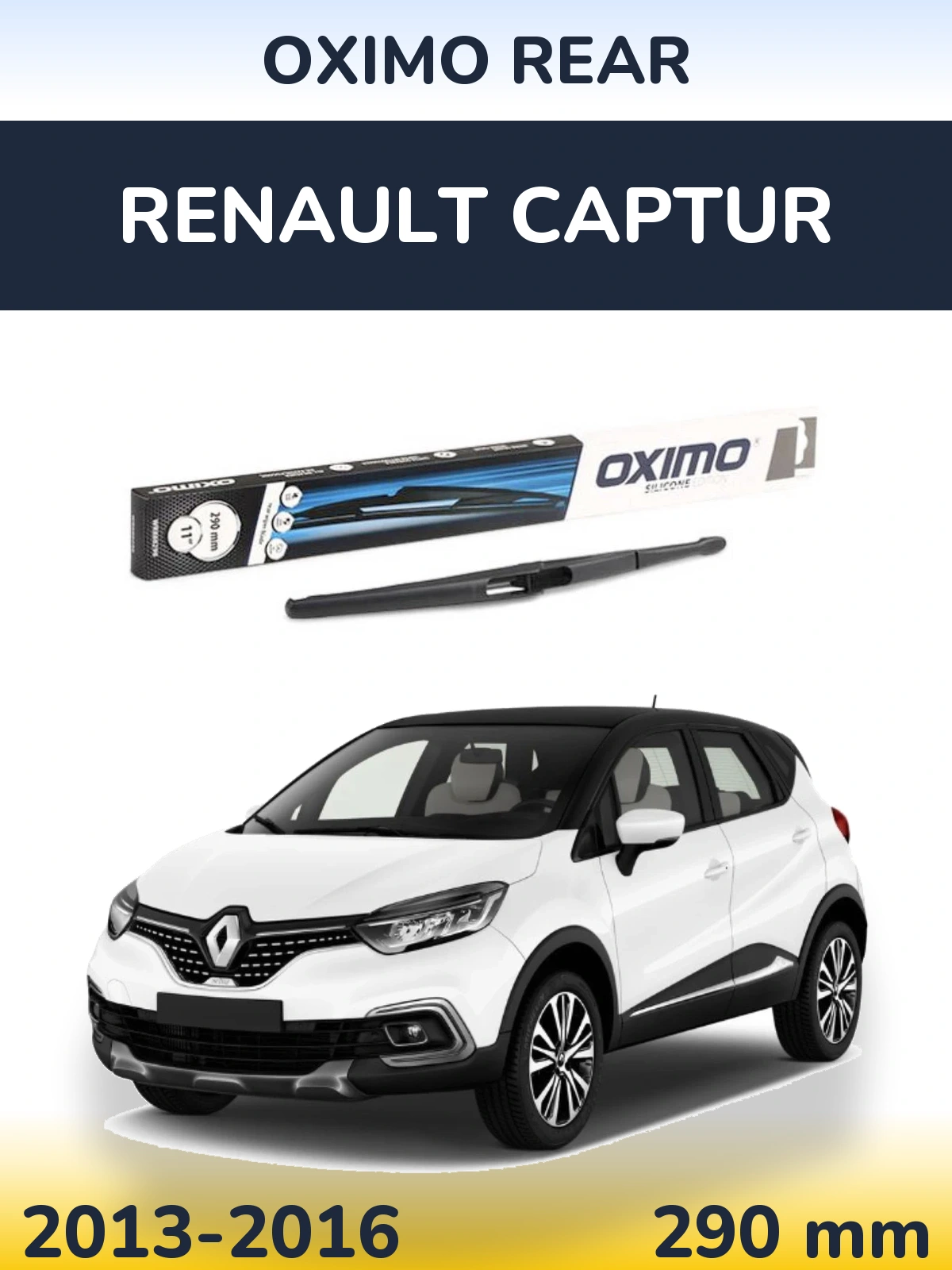 Zadní stěrač Oximo Rear 290 mm pro Renault Captur 2013-2016
