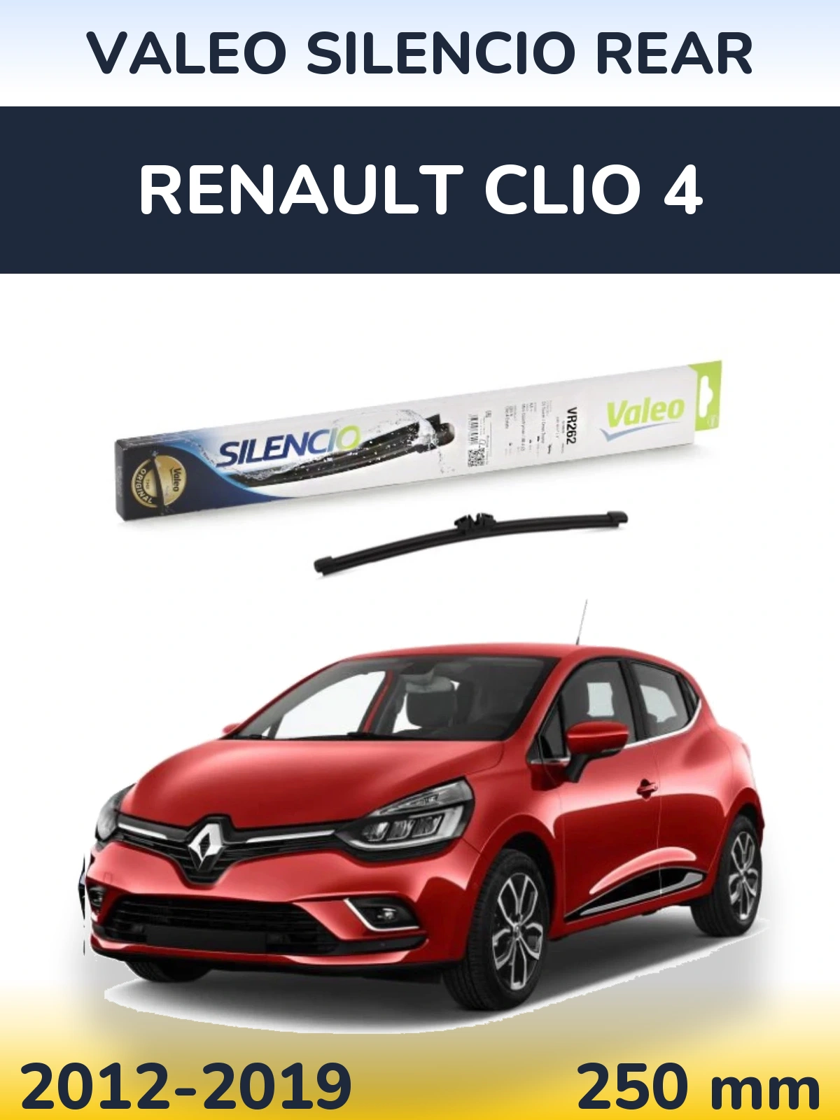Zadní stěrač Valeo Silencio Rear 240 mm pro Renault Clio 4 2012-2019