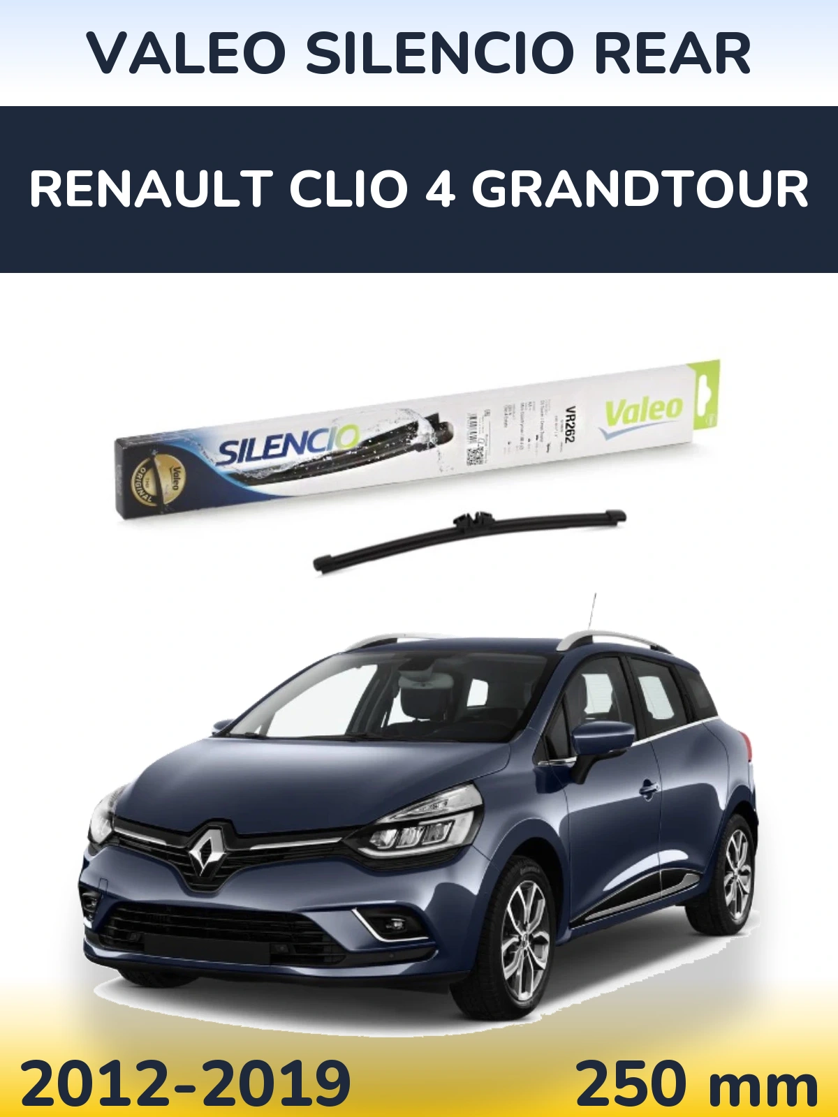 Zadní stěrač Valeo Silencio Rear 240 mm pro Renault Clio 4 Grandtour 2012-2019