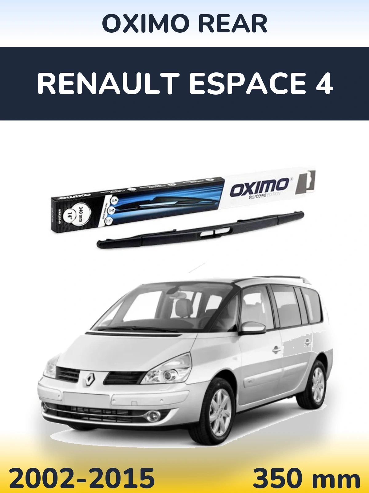 Zadní stěrač Oximo Rear 350 mm pro Renault Espace 4 2002-2015