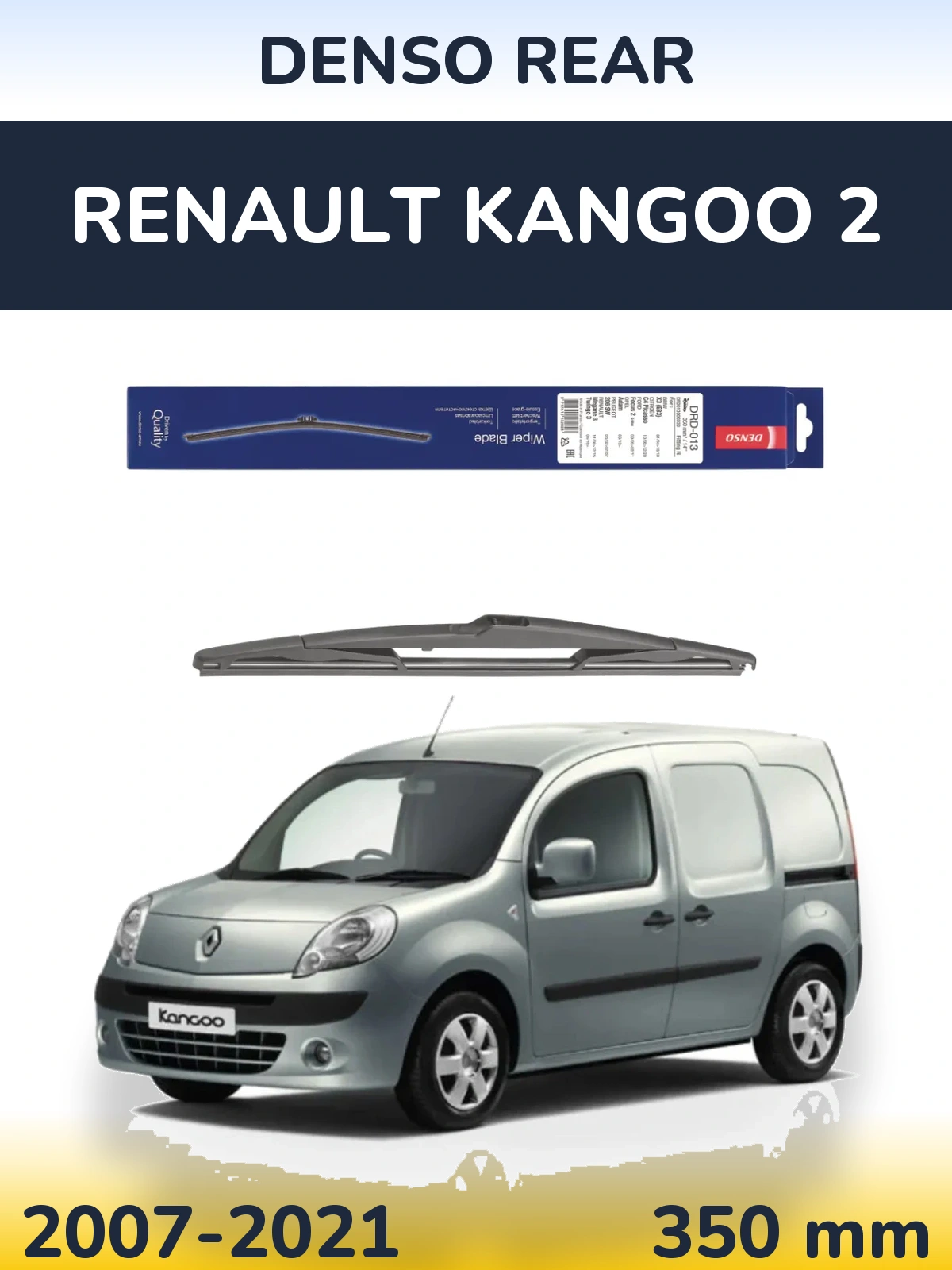 Zadní stěrač Denso Rear 350 mm pro Renault Kangoo 2 2007-2021