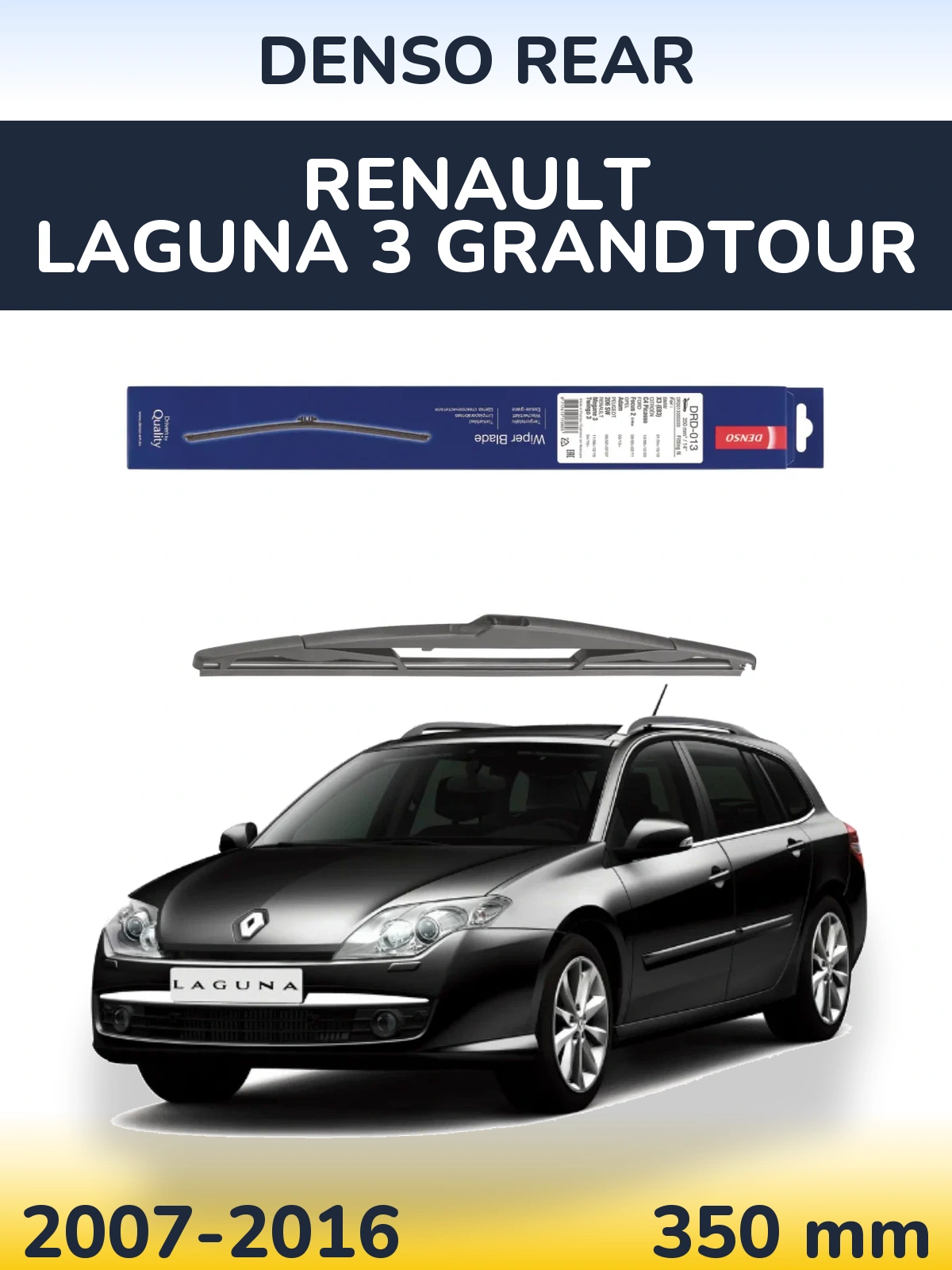 Zadní stěrač Denso Rear 350 mm pro Renault Laguna 3 Grandtour 2007-2016