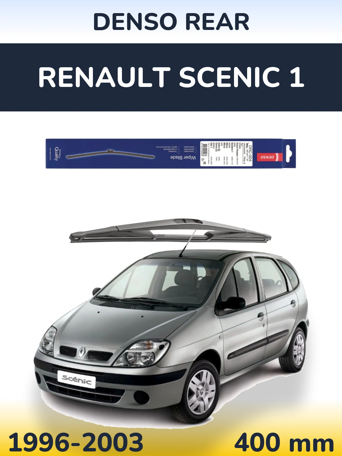 Zadní stěrač Denso Rear 400 mm pro Renault Scenic 1 1996-2003