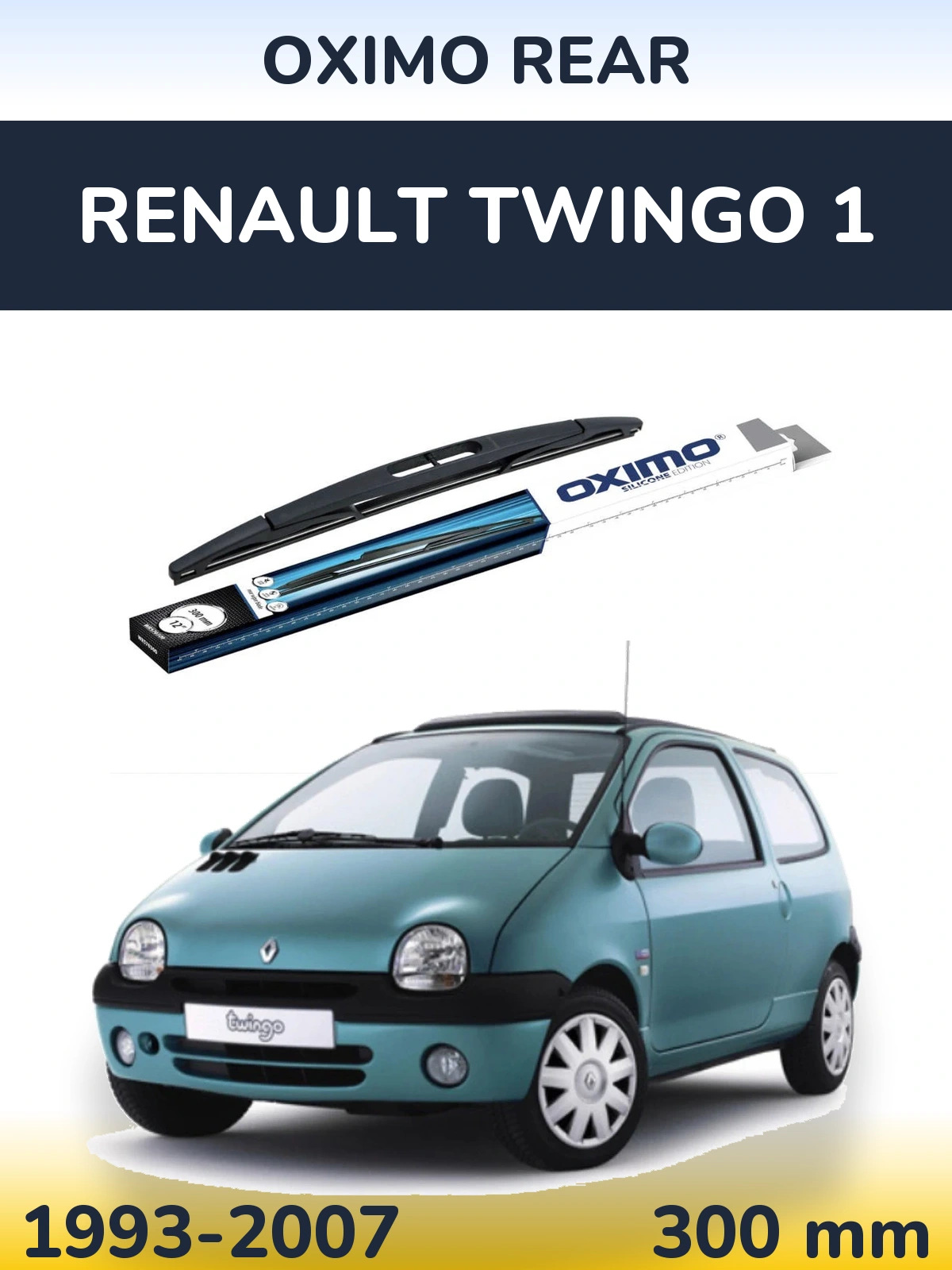 Zadní stěrač Oximo Rear 300 mm pro Renault Twingo 1 1993-2007