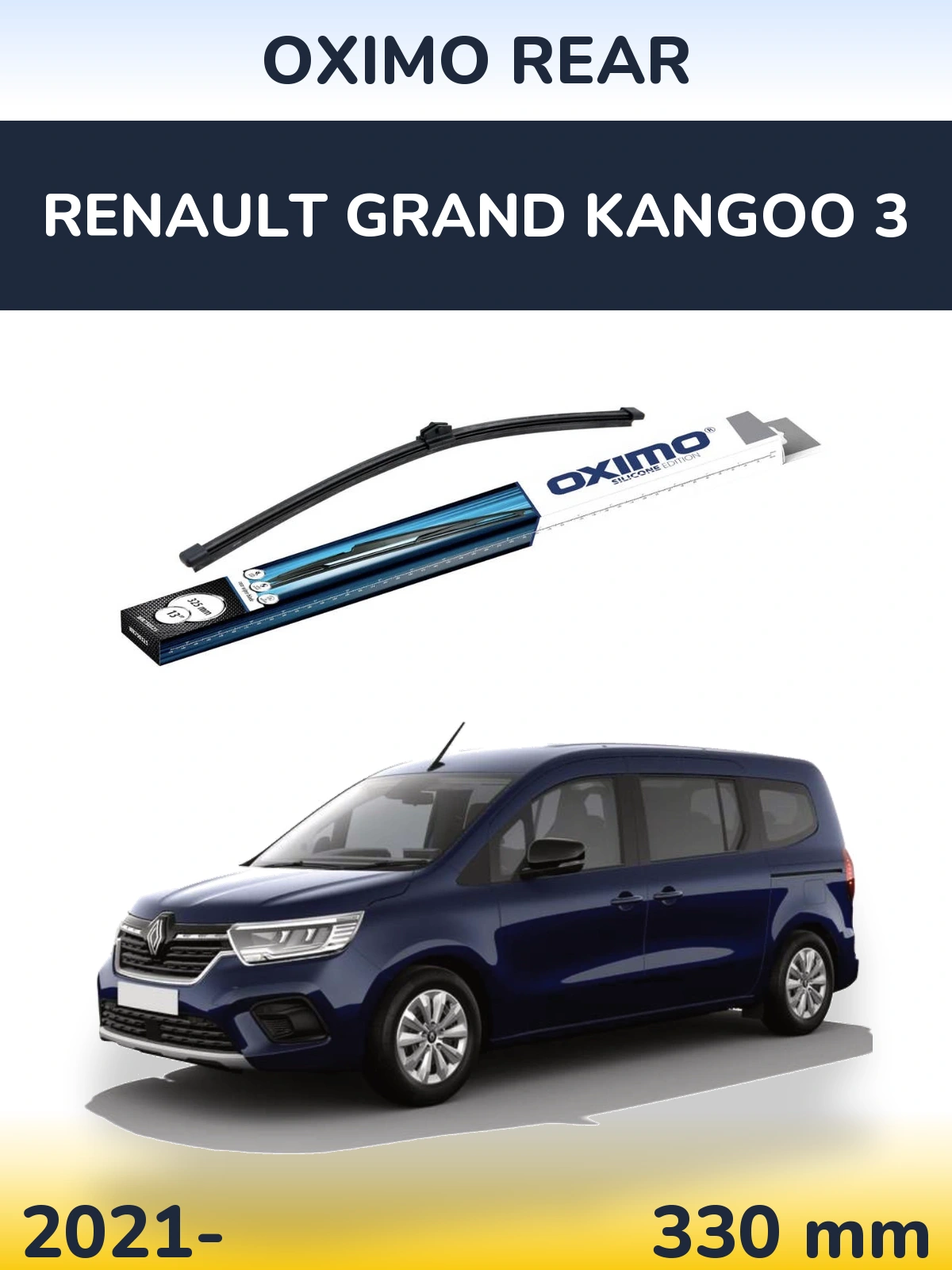 Zadní stěrač Oximo Rear 325 mm pro Renault Grand Kangoo 3 2021-2026