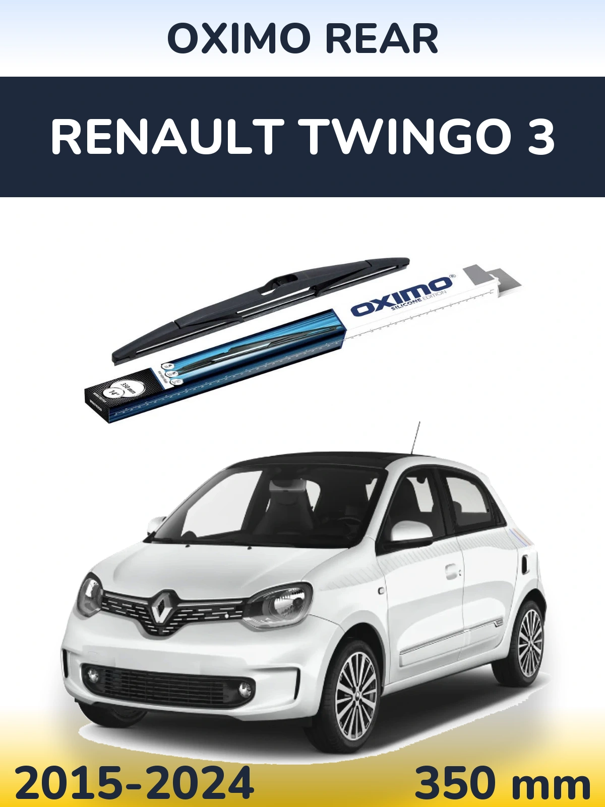 Zadní stěrač Oximo Rear 350 mm pro Renault Twingo 3 2015-2024