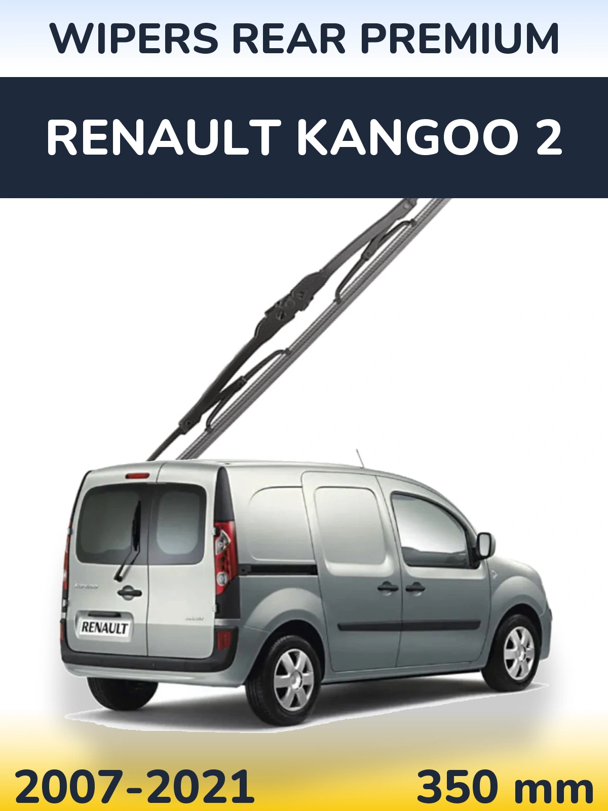 Zadní stěrač WIPERS REAR PREMIUM 350 mm pro Renault Kangoo 2 2007-2021
