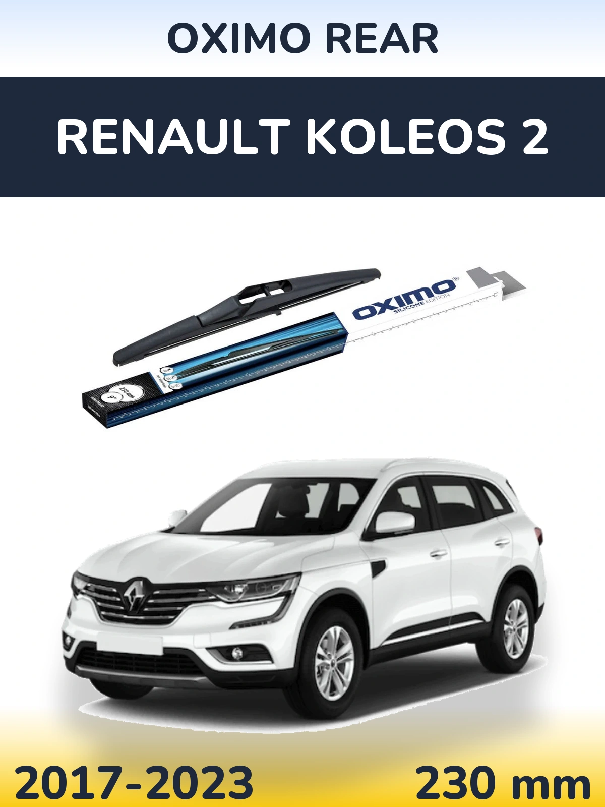 Zadní stěrač Oximo Rear 230 mm pro Renault Koleos 2 2017-2023