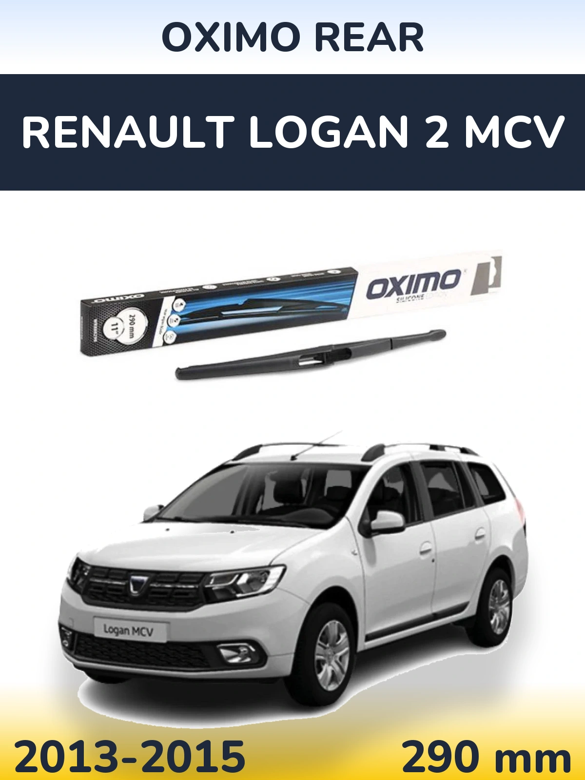 Zadní stěrač Oximo Rear 290 mm pro Renault Logan 2 MCV 2013-2015
