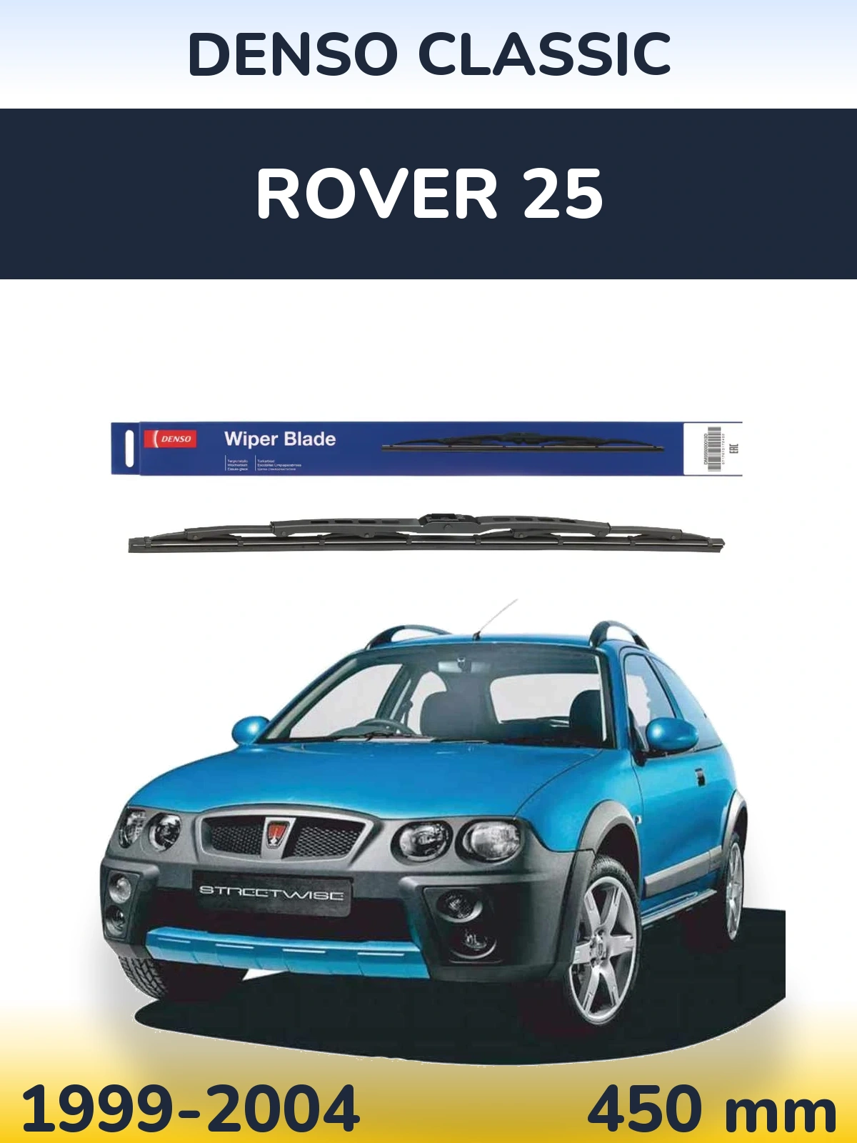 Zadní stěrač Denso Classic 450 mm pro Rover 25 1999-2004