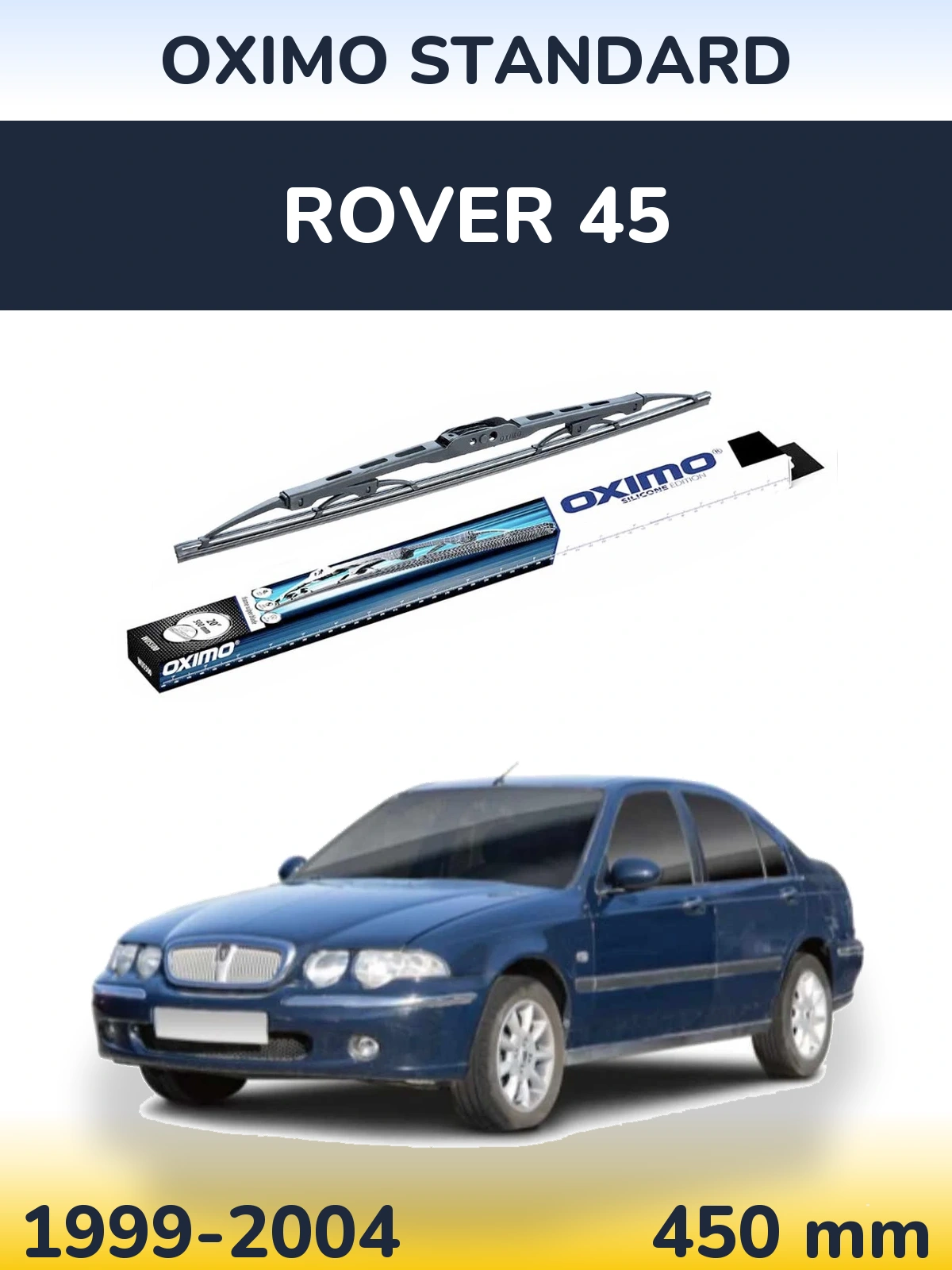 Zadní stěrač Oximo Standard 450 mm pro Rover 45 1999-2004