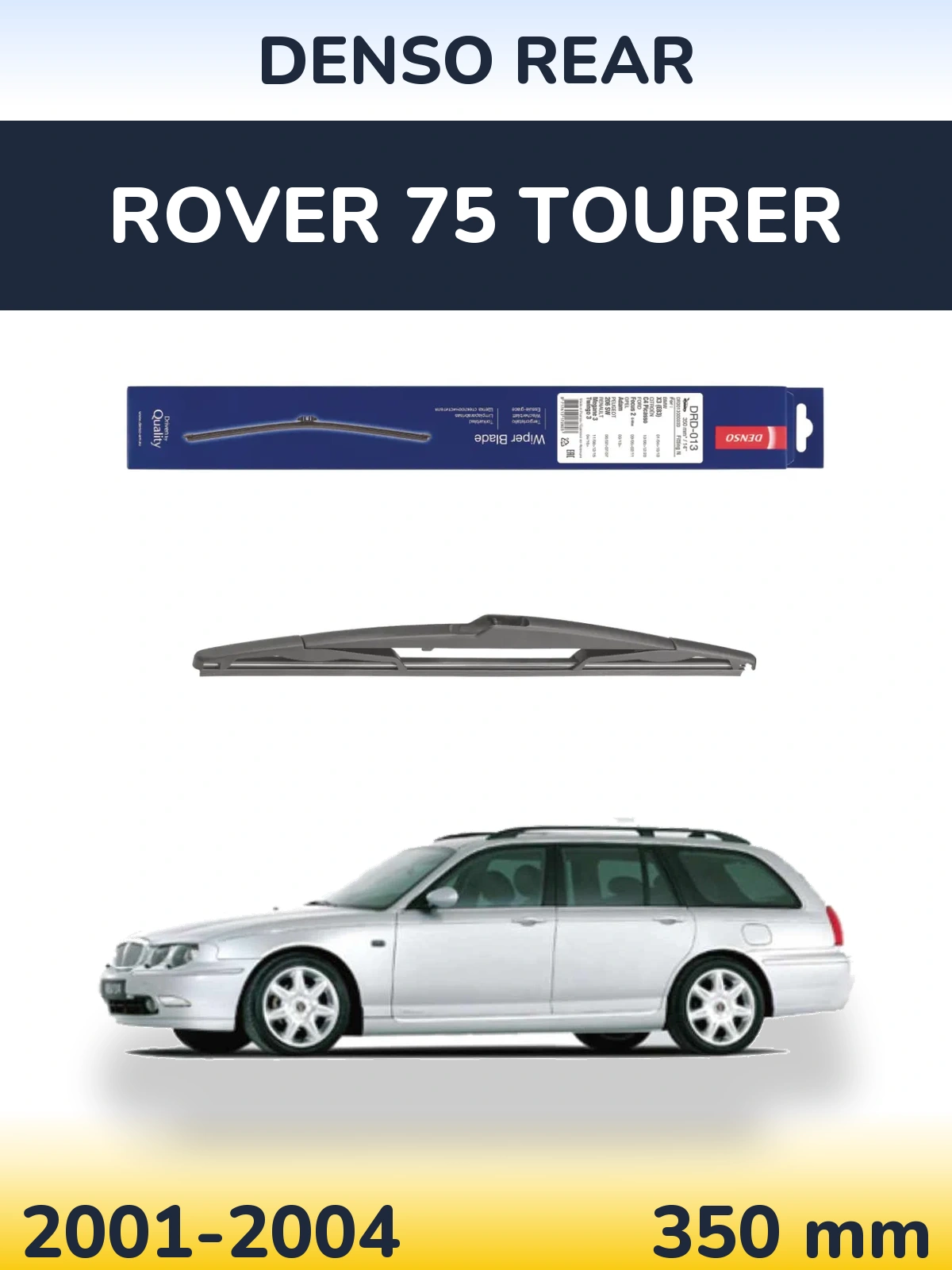 Zadní stěrač Denso Rear 350 mm pro Rover 75 Tourer 2001-2004