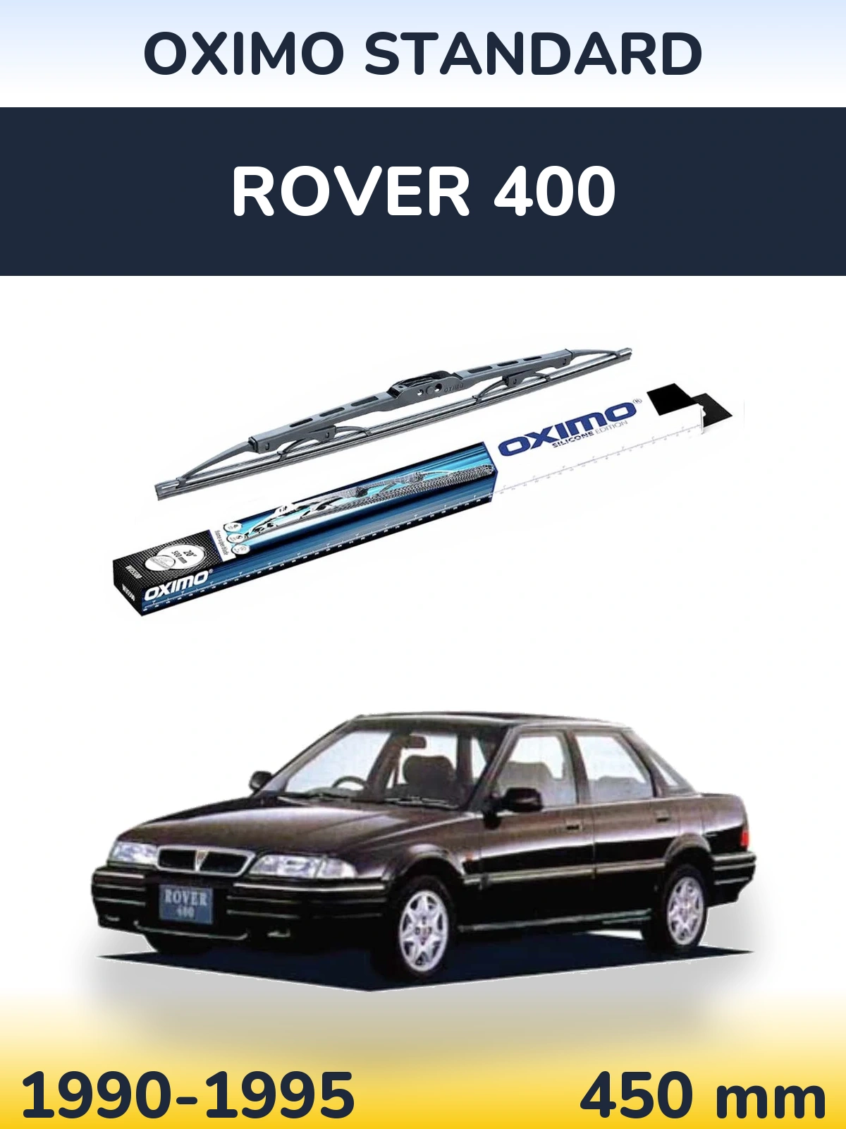 Zadní stěrač Oximo Standard 450 mm pro Rover 400 1990-1995