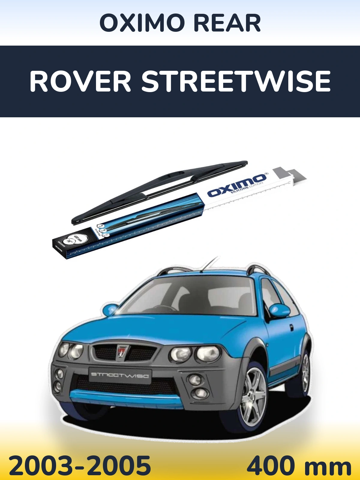 Zadní stěrač Oximo Rear 400 mm pro Rover Streetwise 2003-2005