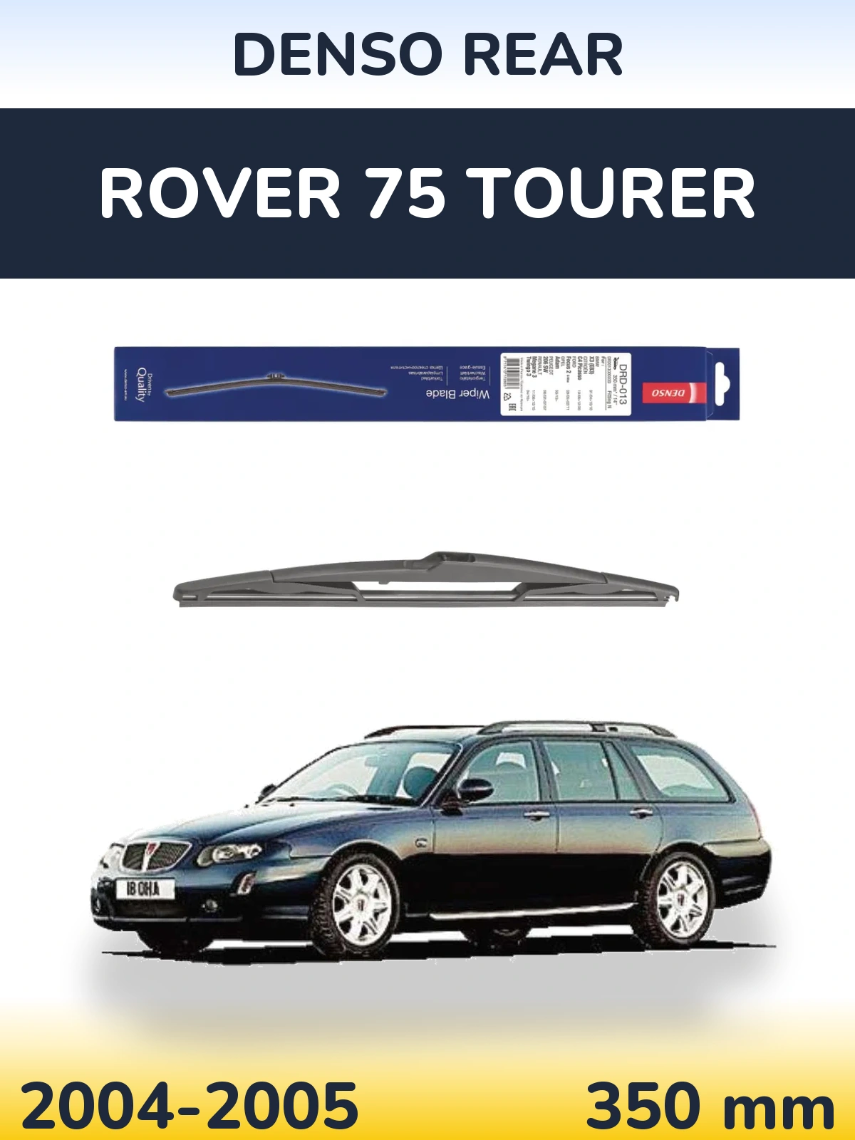 Zadní stěrač Denso Rear 350 mm pro Rover 75 Tourer 2004-2005