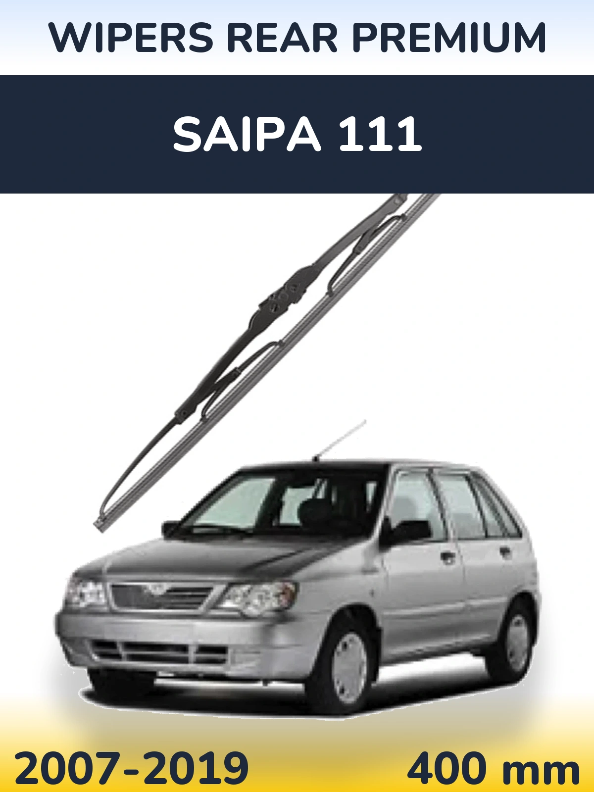 Zadní stěrač WIPERS REAR PREMIUM 400 mm pro Saipa 111 2007-2019