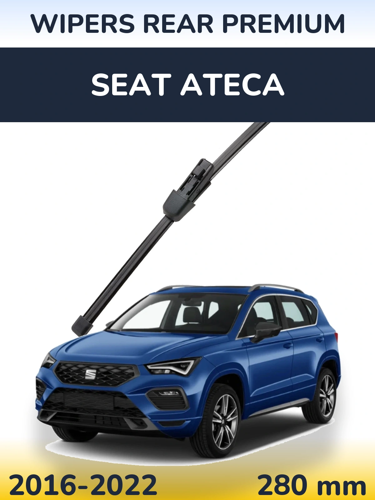 Zadní stěrač WIPERS REAR PREMIUM 280 mm pro SEAT Ateca 2016-2022