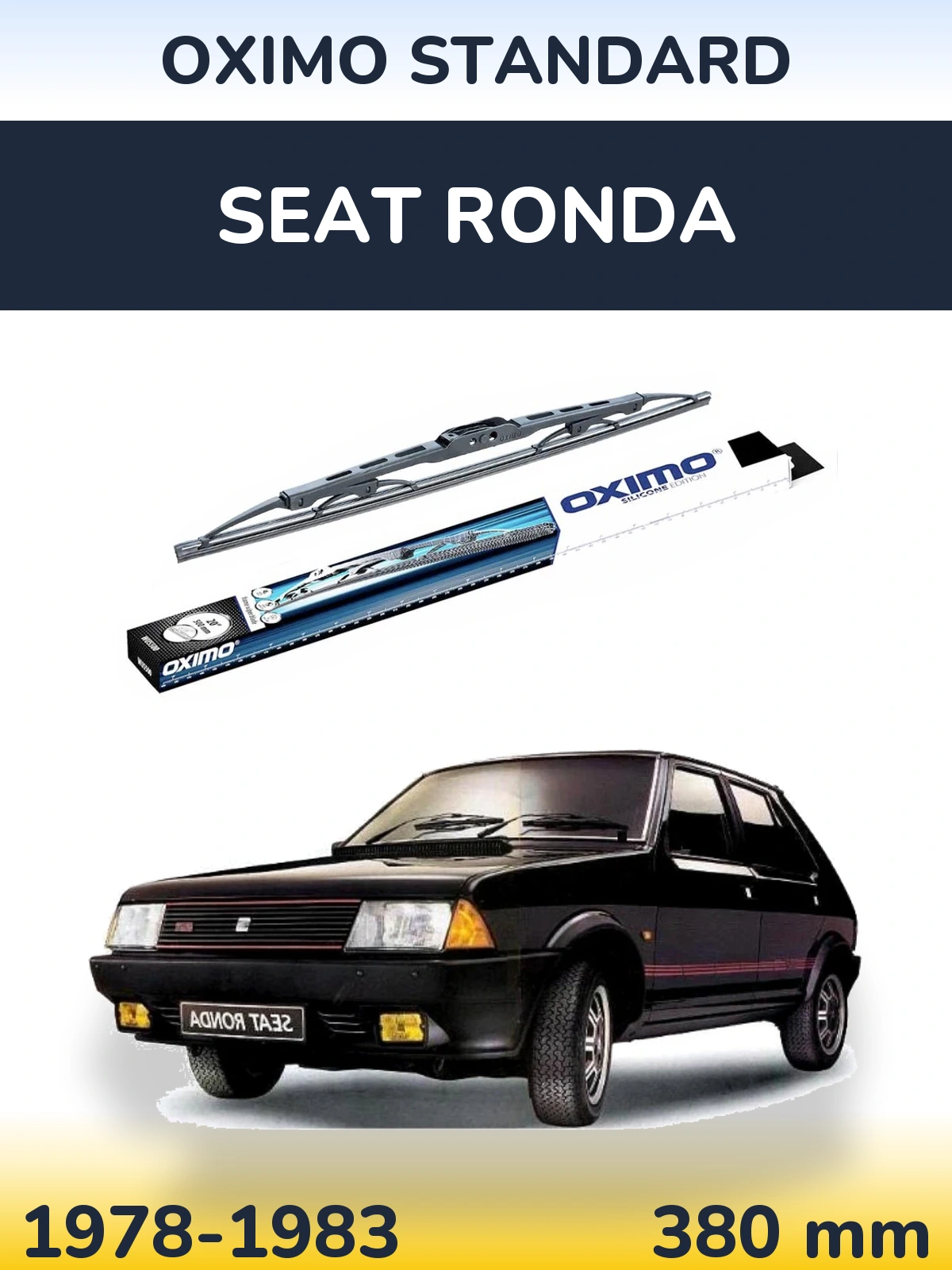 Задня щітка Oximo Standard 375 мм для SEAT Ronda 1978-1983