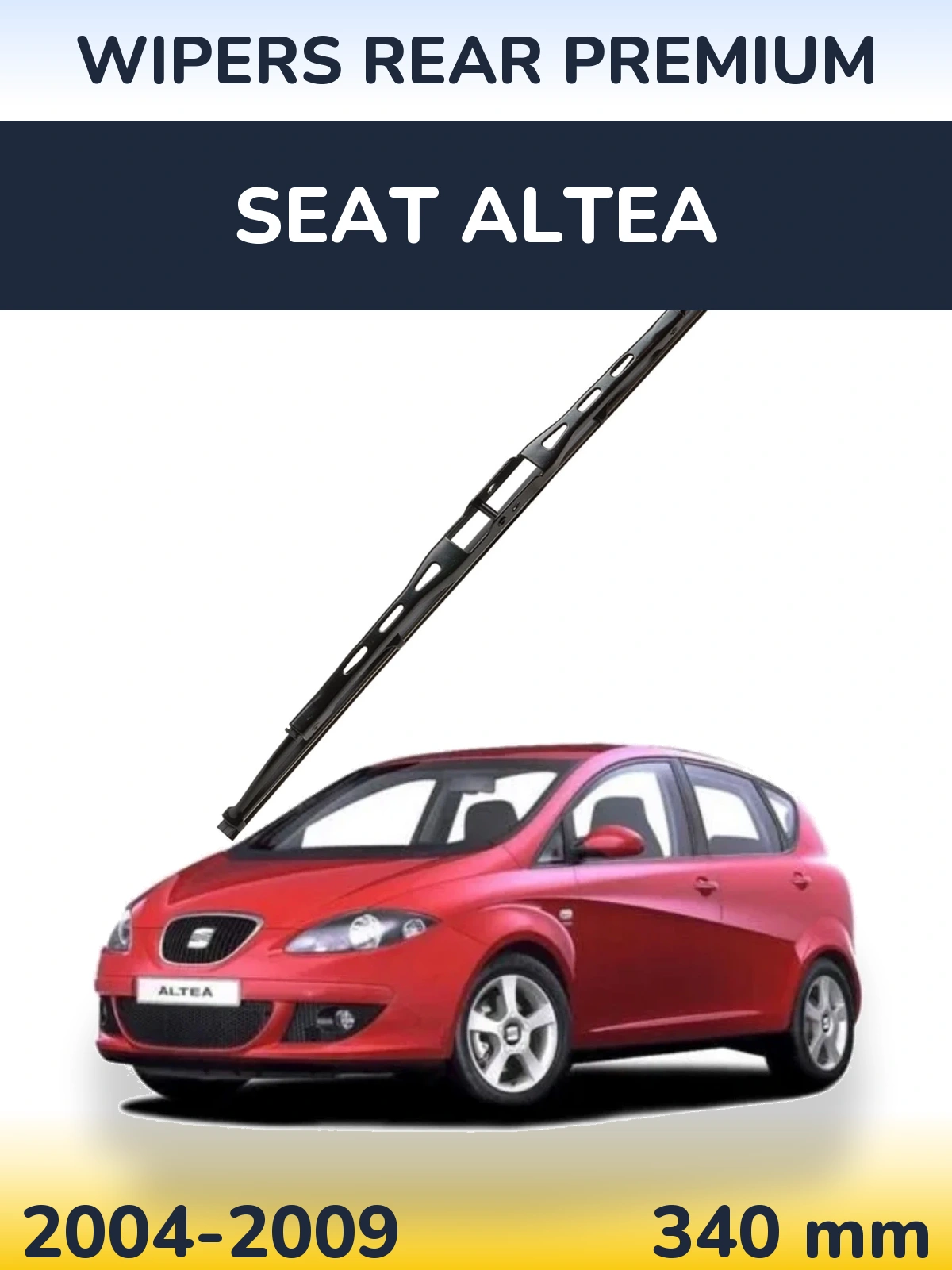 Zadní stěrač WIPERS REAR PREMIUM 340 mm pro SEAT Altea 2004-2009