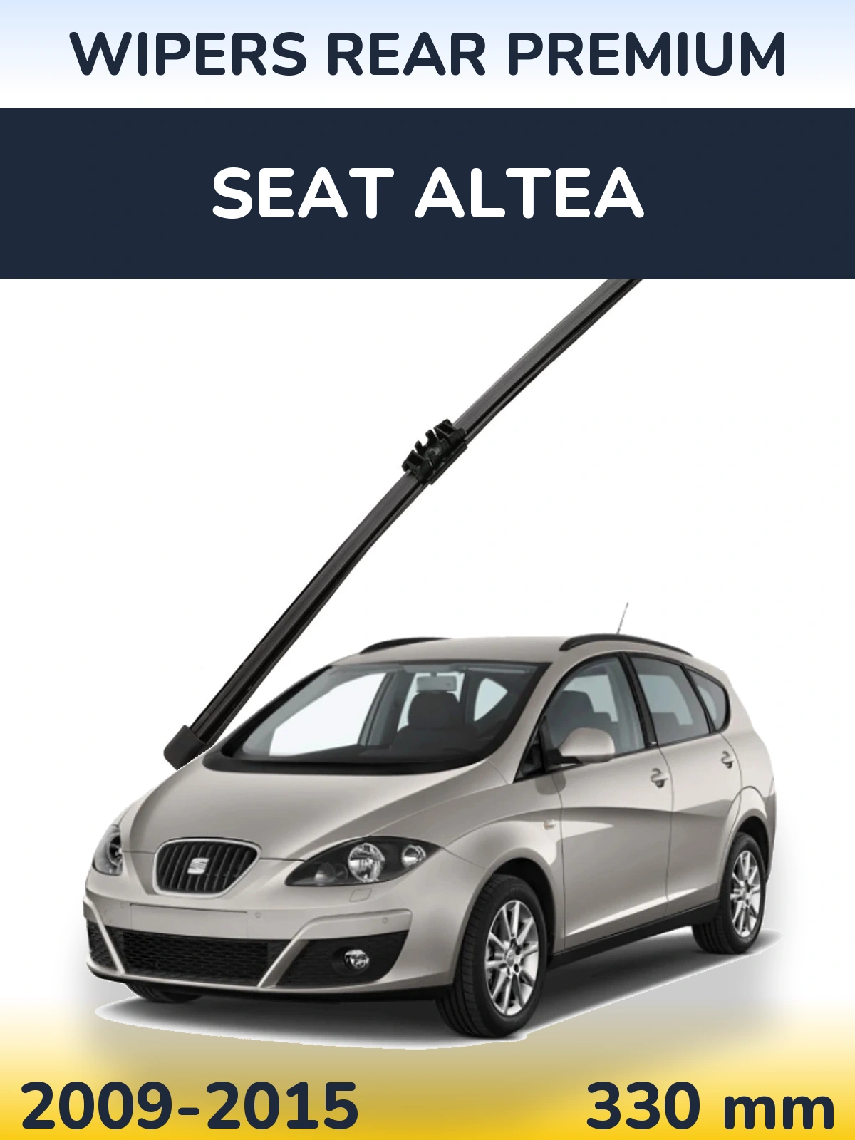 Zadní stěrač WIPERS REAR PREMIUM 330 mm pro SEAT Altea 2009-2015