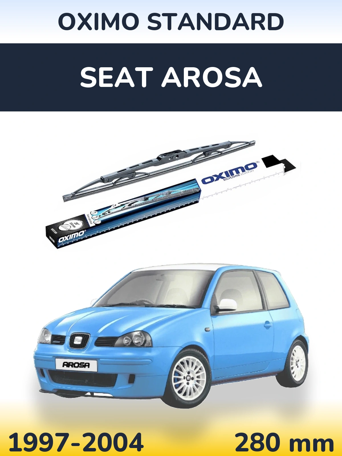 Zadní stěrač Oximo Standard 275 mm pro SEAT Arosa 1997-2004