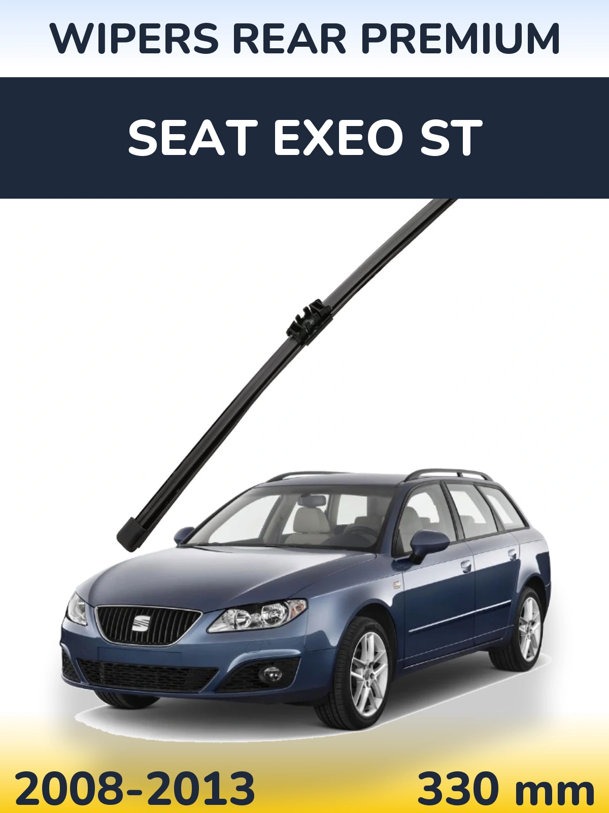 Задня щітка WIPERS REAR PREMIUM 330 мм для SEAT Exeo ST 2008-2013