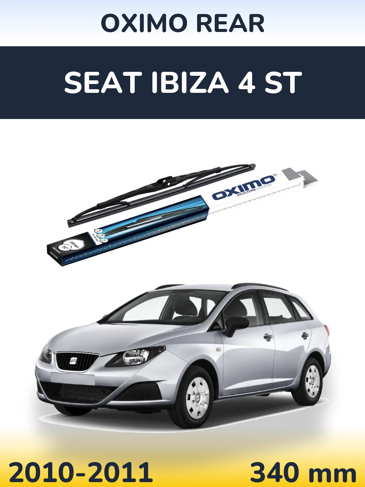 Zadní stěrač Oximo Rear 340 mm pro SEAT Ibiza 4 ST 2010-2011