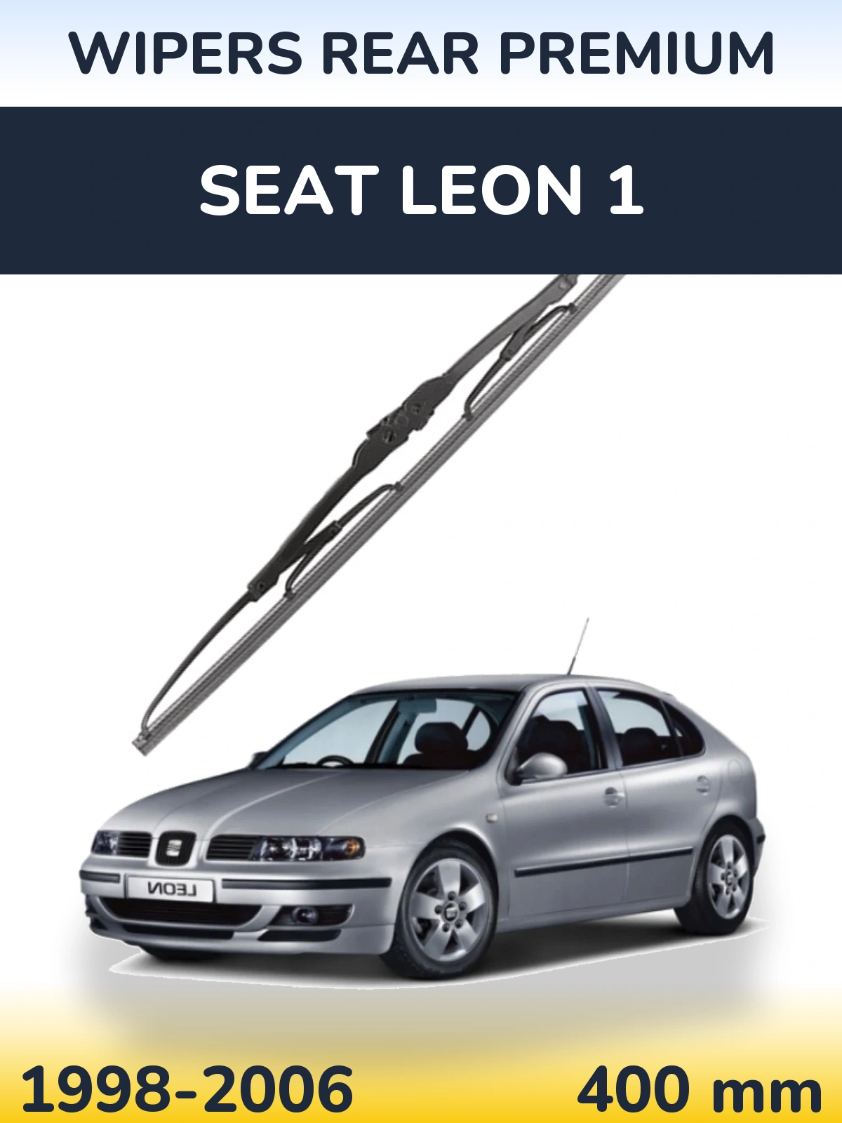 Zadní stěrač WIPERS REAR PREMIUM 400 mm pro SEAT Leon 1 1998-2006
