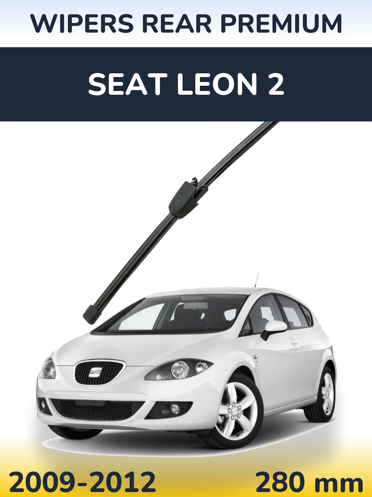 Задня щітка WIPERS REAR PREMIUM 280 мм для SEAT Leon 2 2009-2012