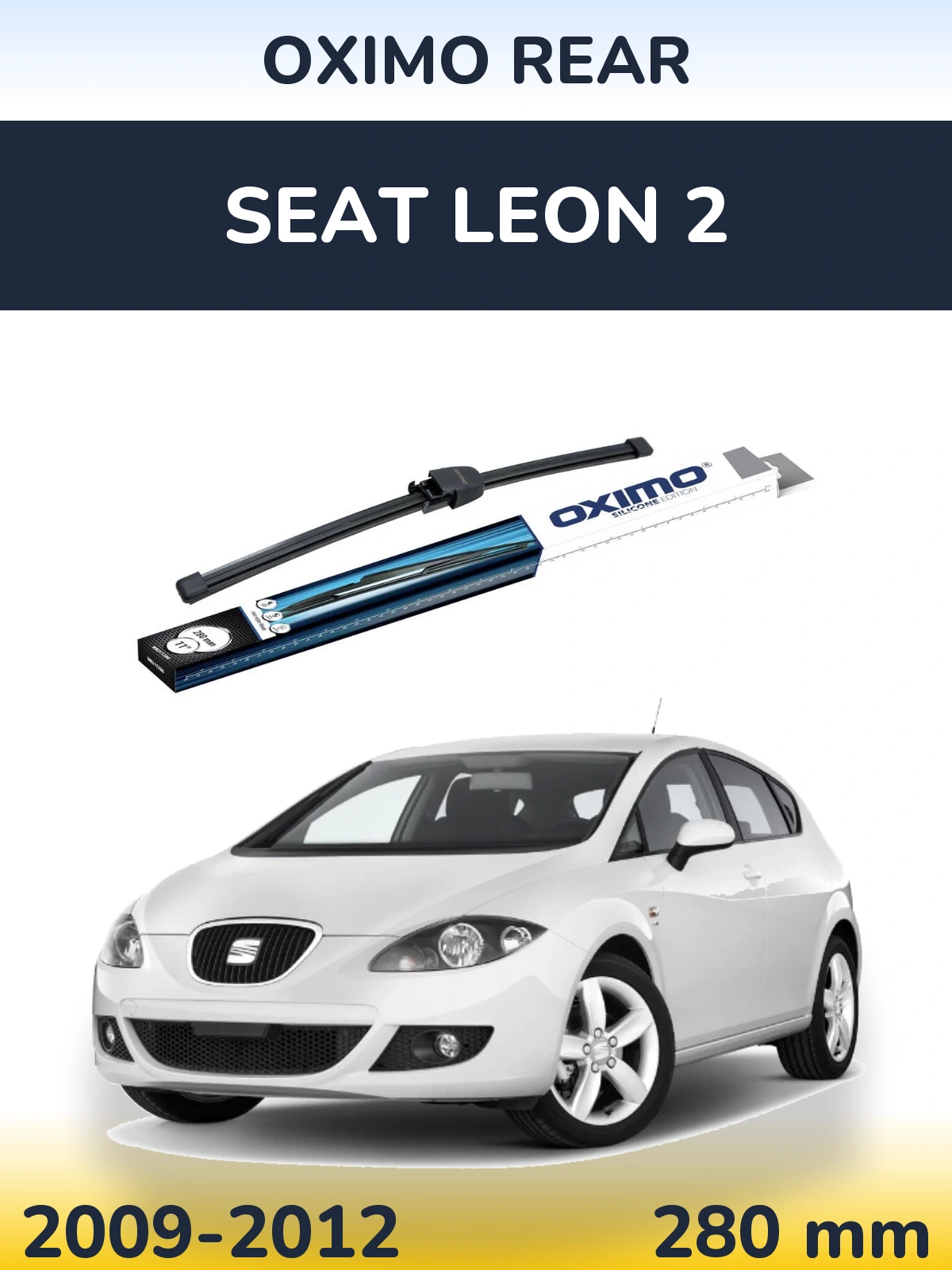 Zadní stěrač Oximo Rear 280 mm pro SEAT Leon 2 2009-2012