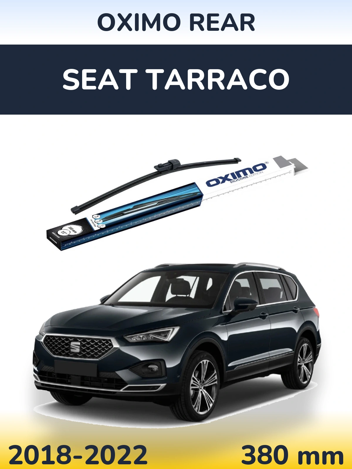 Zadní stěrač Oximo Rear 380 mm pro SEAT Tarraco 2018-2022