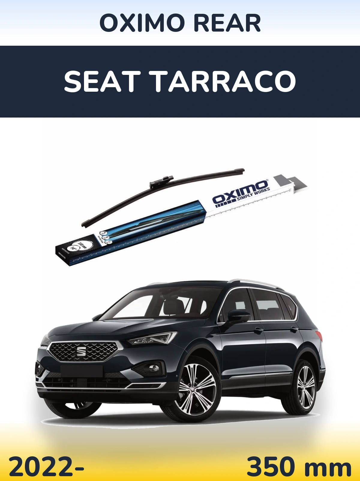 Zadní stěrač Oximo Rear 350 mm pro SEAT Tarraco 2022-2026