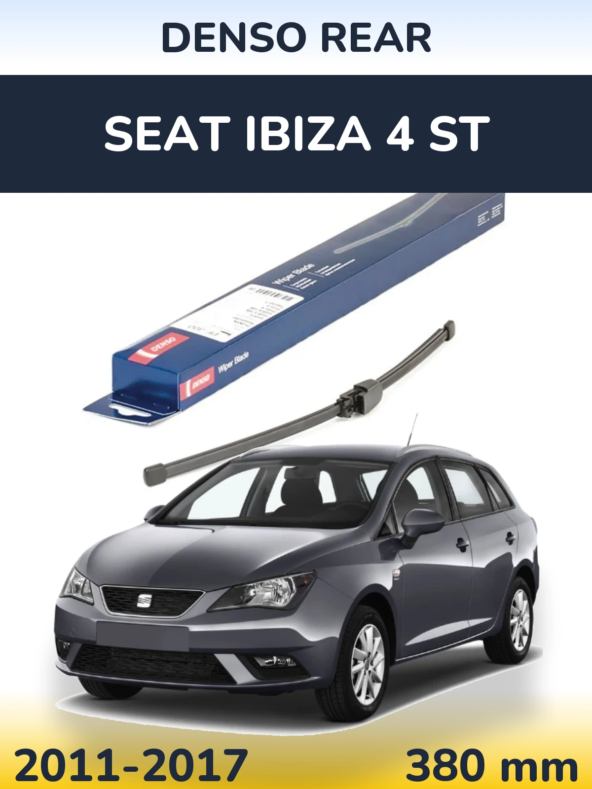 Zadní stěrač Denso Rear 335 mm pro SEAT Ibiza 4 ST 2011-2017