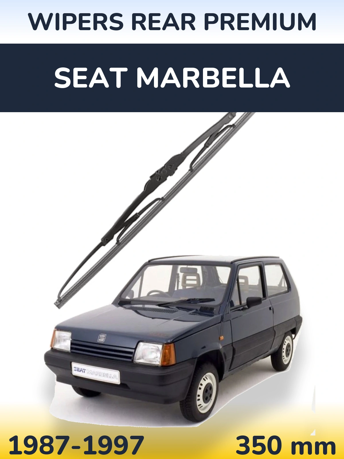 Zadní stěrač WIPERS REAR PREMIUM 350 mm pro SEAT Marbella 1987-1997
