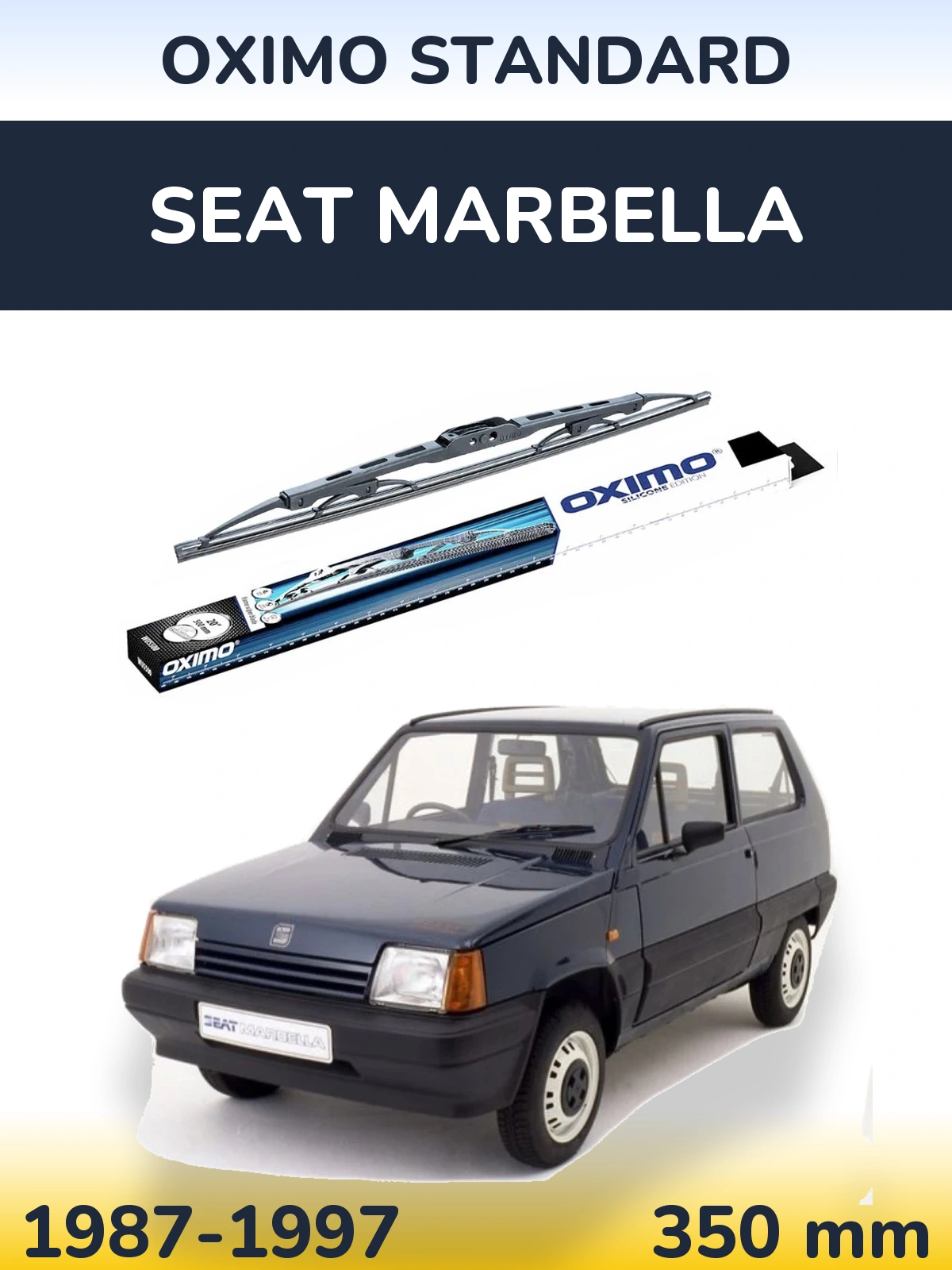 Zadní stěrač Oximo Standard 350 mm pro SEAT Marbella 1987-1997