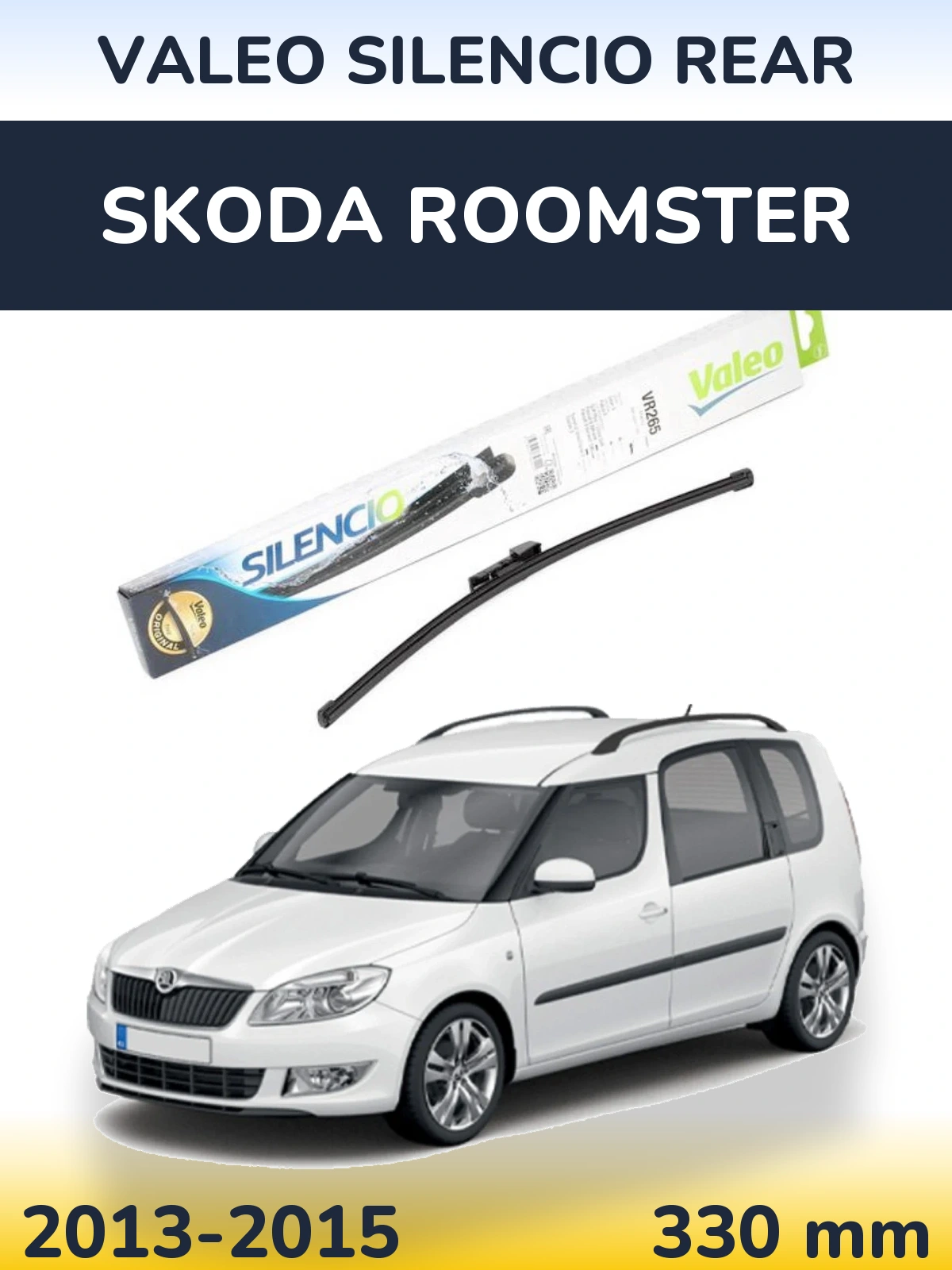 Zadní stěrač Valeo Silencio Rear 335 mm pro Skoda Roomster 2013-2015