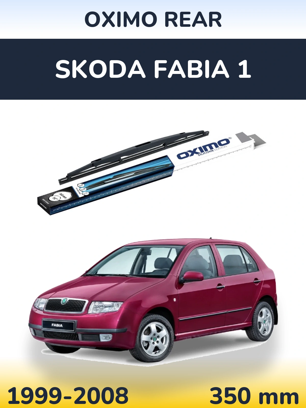 Zadní stěrač Oximo Rear 360 mm pro Skoda Fabia 1 1999-2008