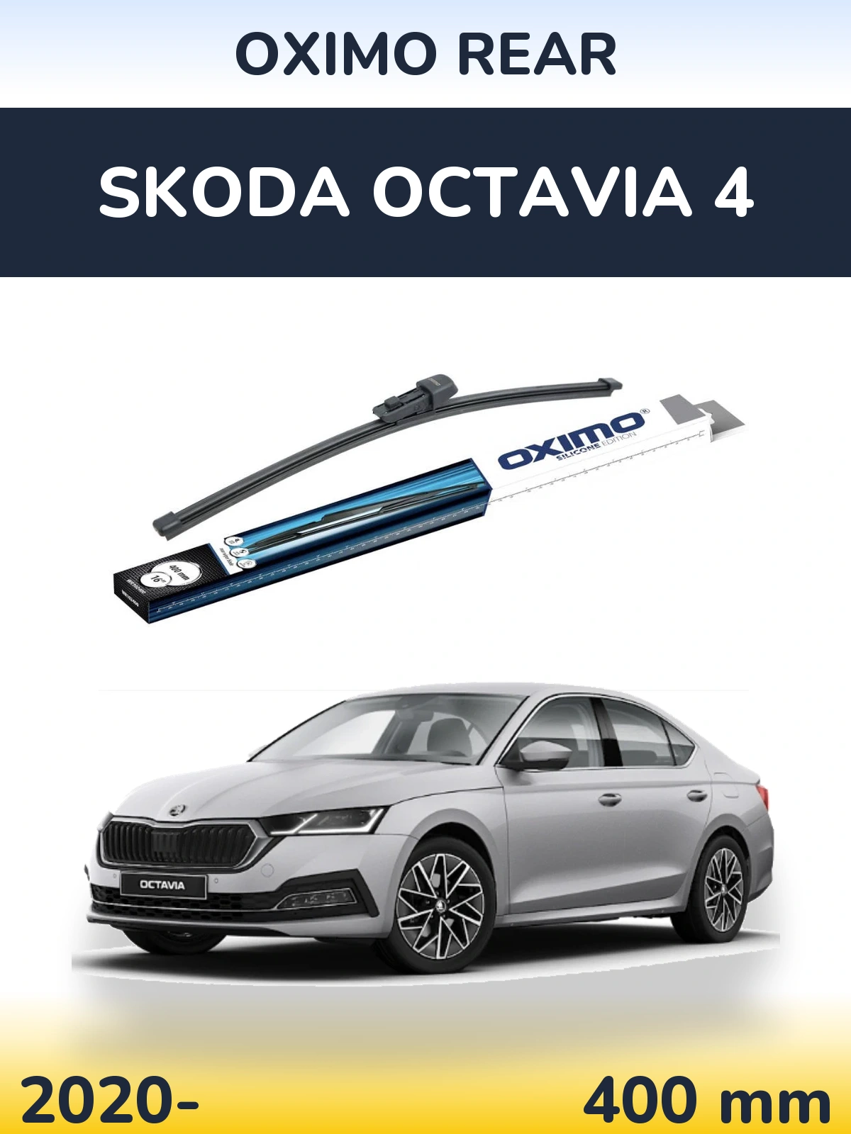 Zadní stěrač Oximo Rear 400 mm pro Skoda Octavia 4 2020-2026